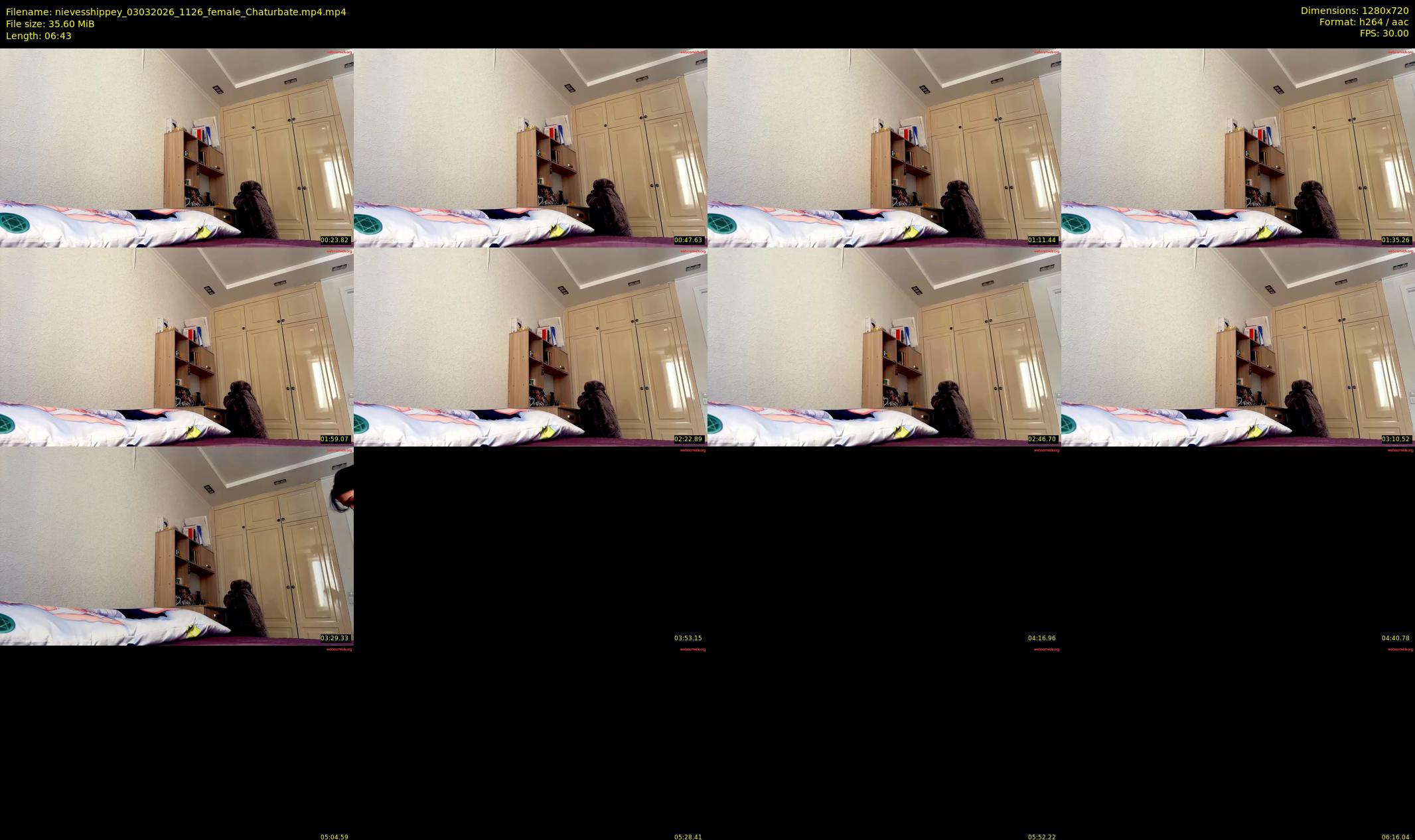 nievesshippey — 7 minute Chaturbate female cam show recording, 720p, Mar 3, 2026