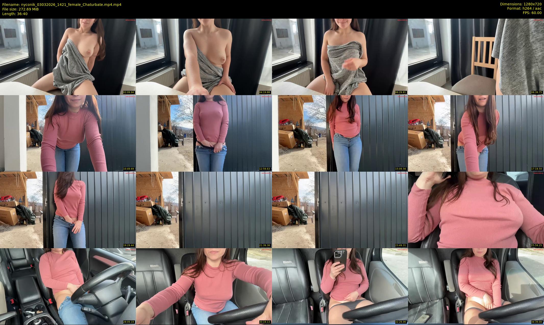 nyconik — 37 minute Chaturbate female cam show recording, 720p, Mar 3, 2026