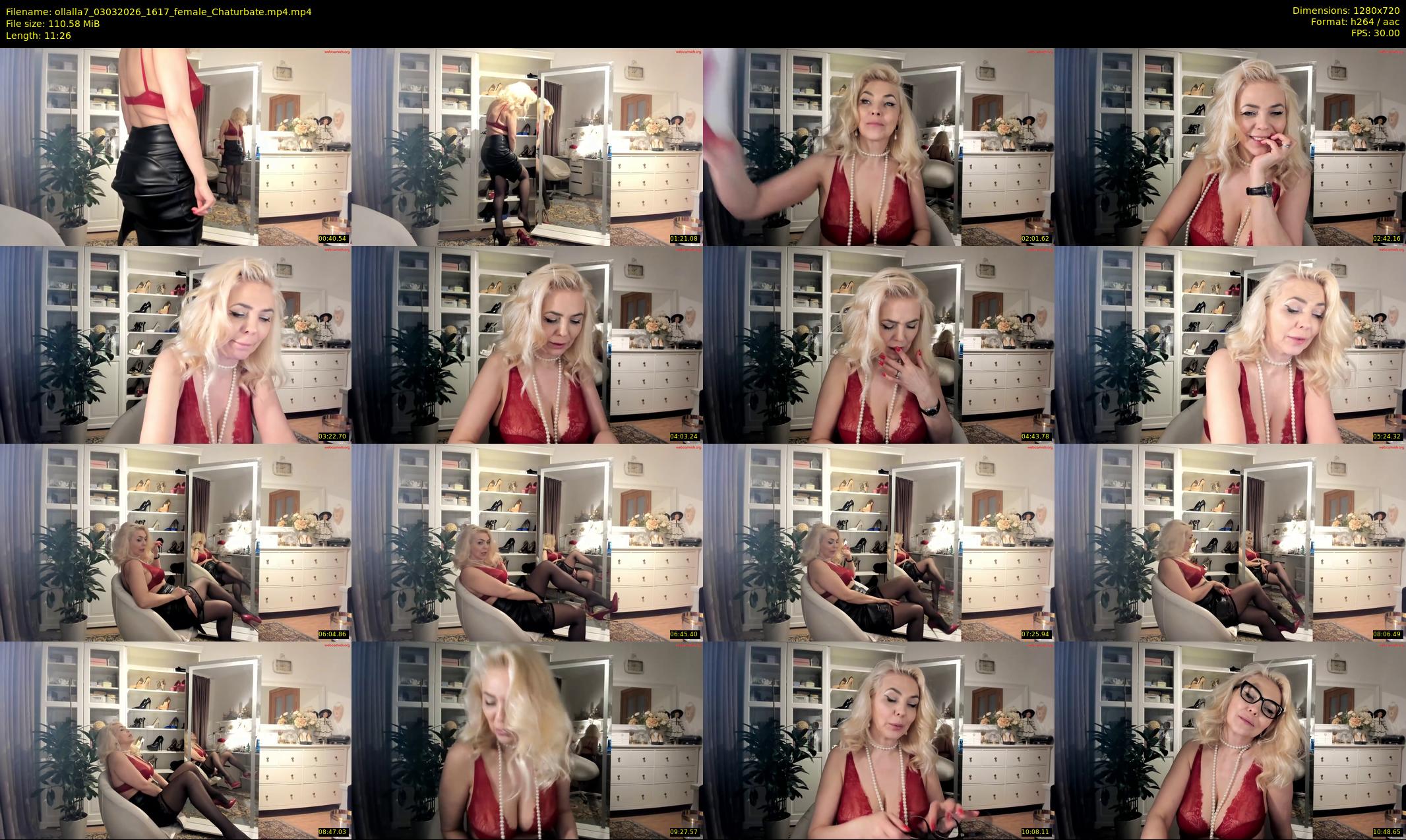 ollalla7 — 12 minute Chaturbate female cam show recording, 720p, Mar 3, 2026