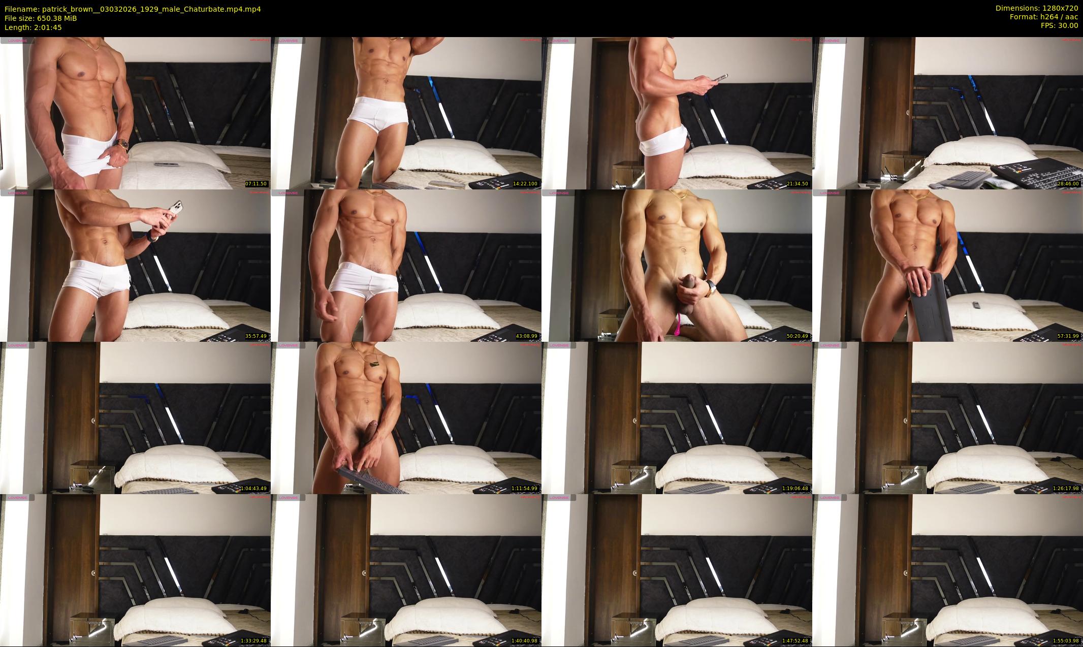 patrick_brown_ — 122 minute Chaturbate male cam show recording, 720p, Mar 3, 2026