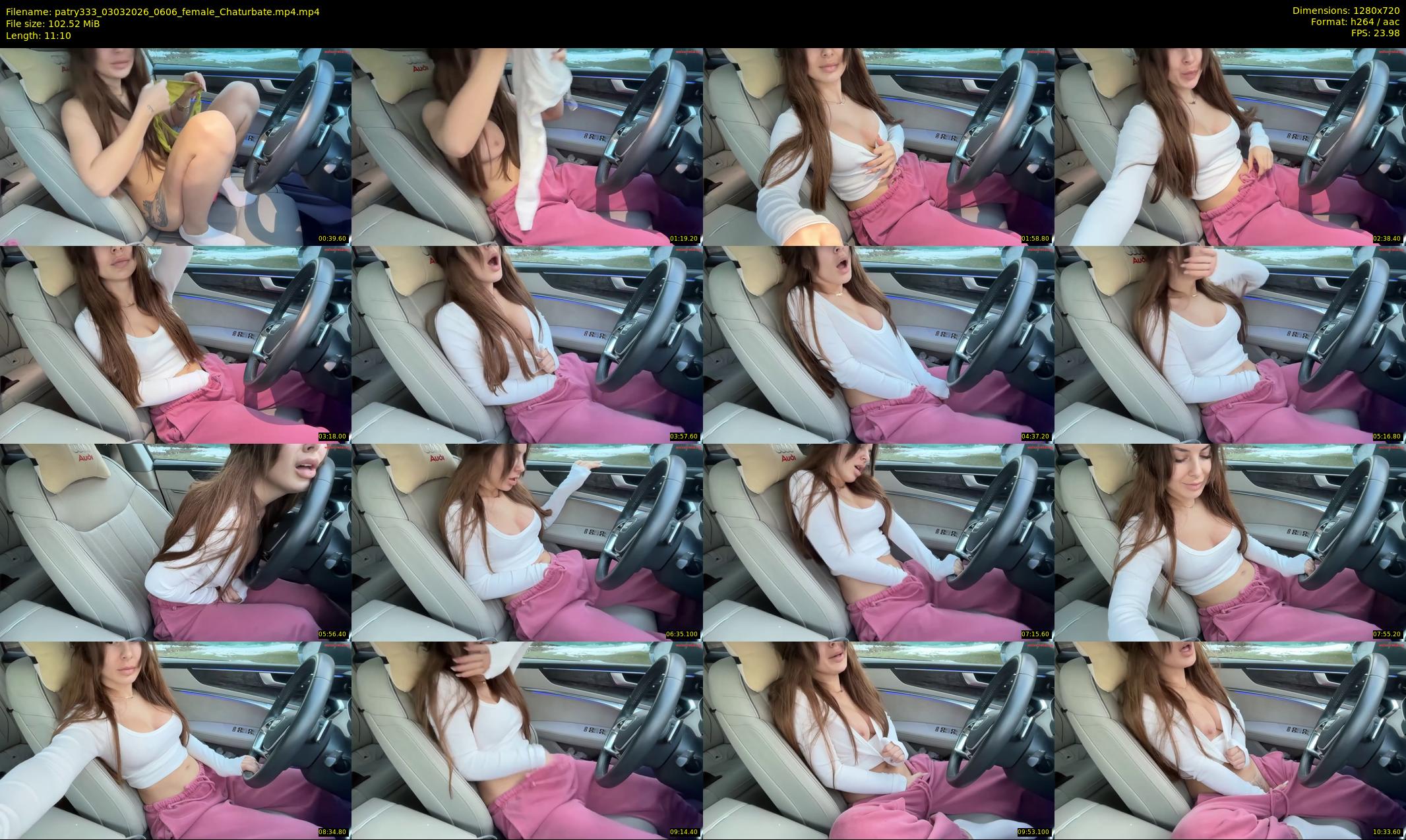 patry333 — 12 minute Chaturbate female cam show recording, 720p, Mar 3, 2026
