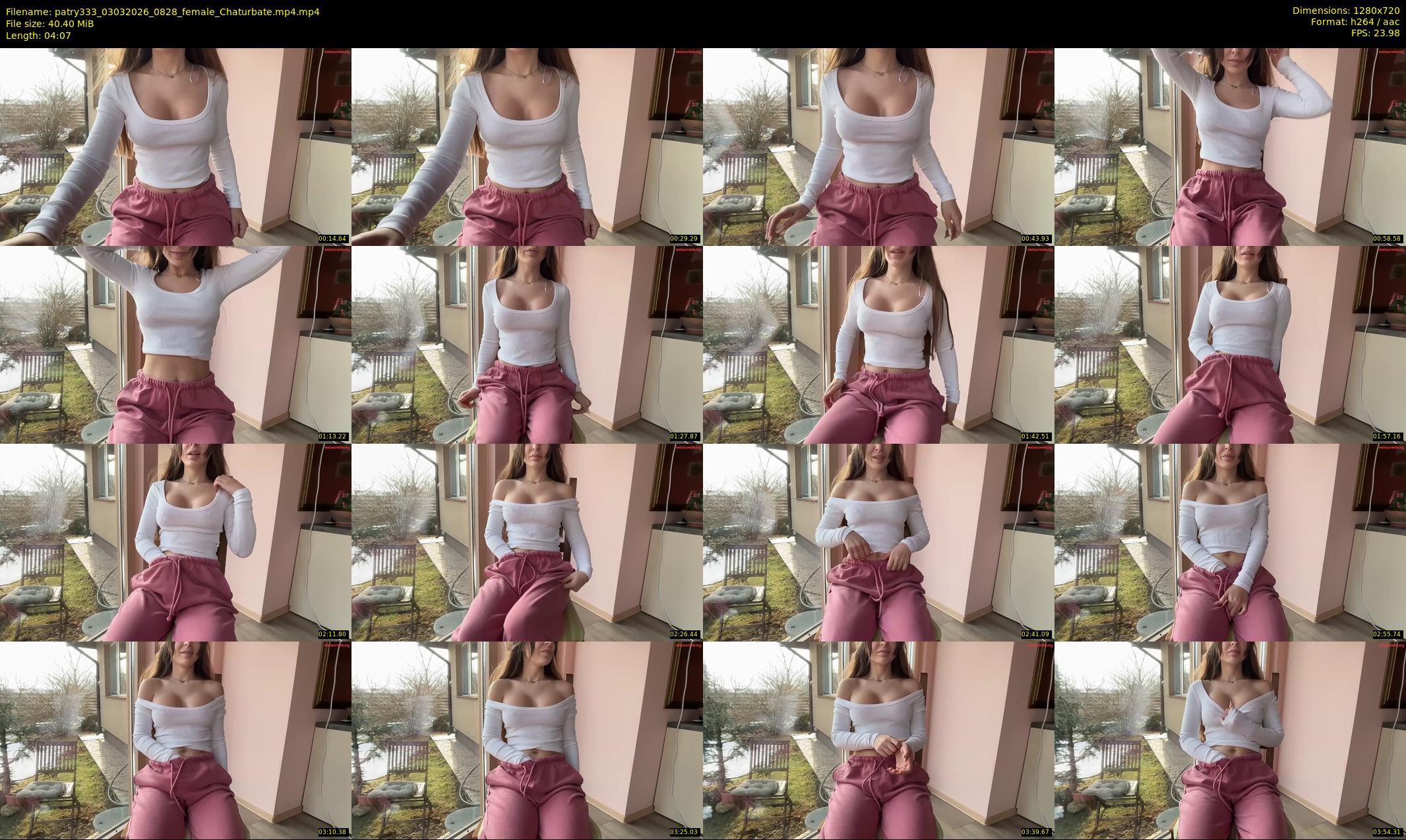 patry333 — 5 minute Chaturbate female cam show recording, 720p, Mar 3, 2026