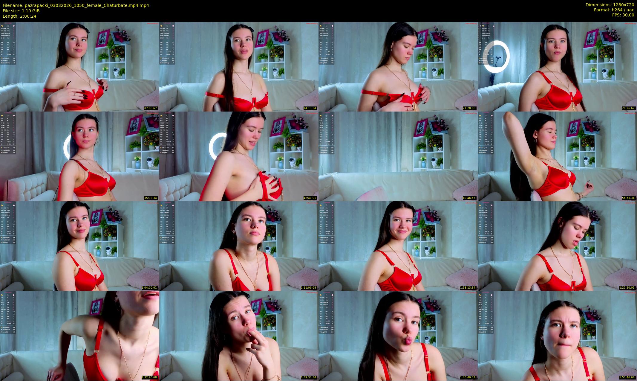 pazrapacki — 121 minute Chaturbate female cam show recording, 720p, Mar 3, 2026
