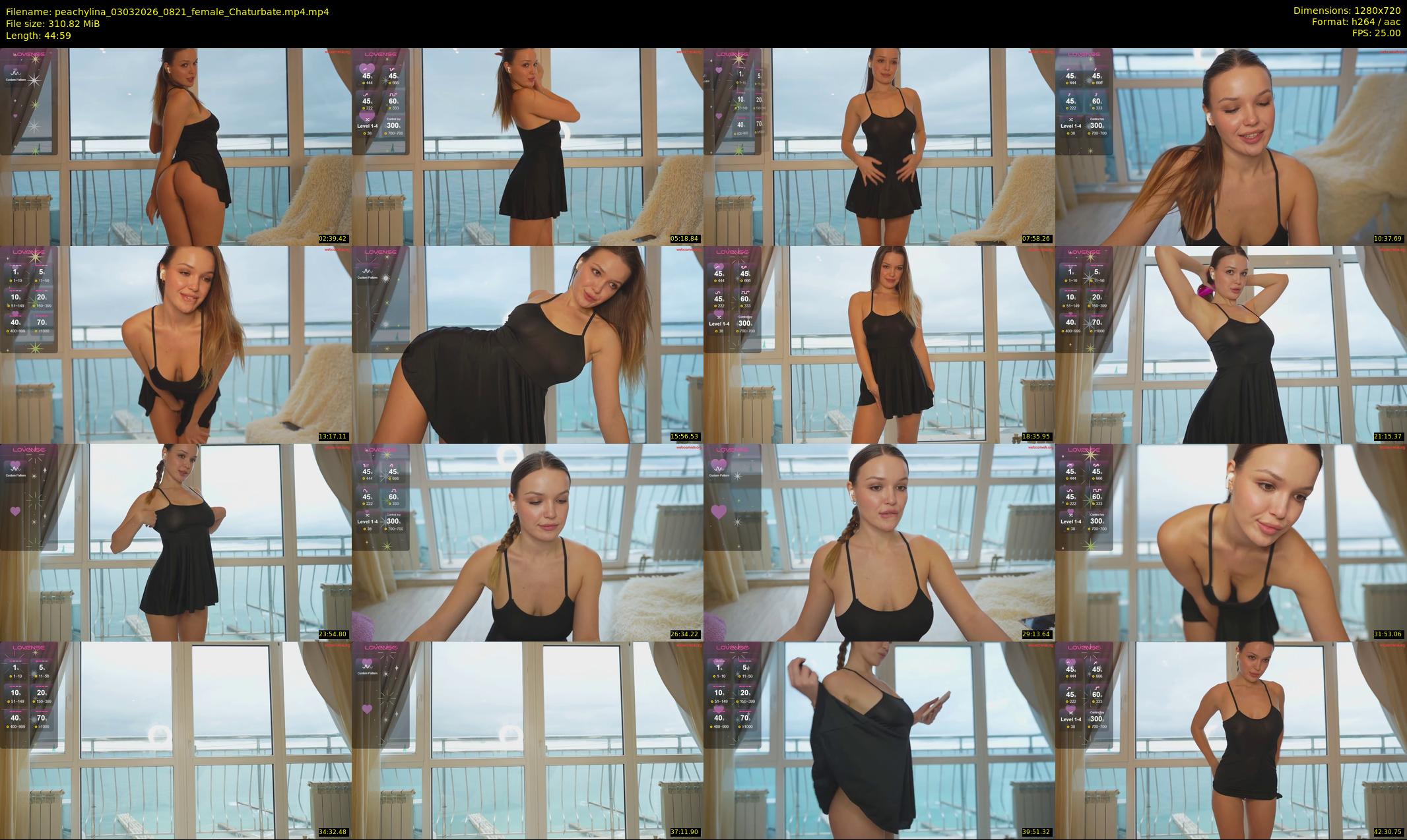 peachylina — 45 minute Chaturbate female cam show recording, 720p, Mar 3, 2026