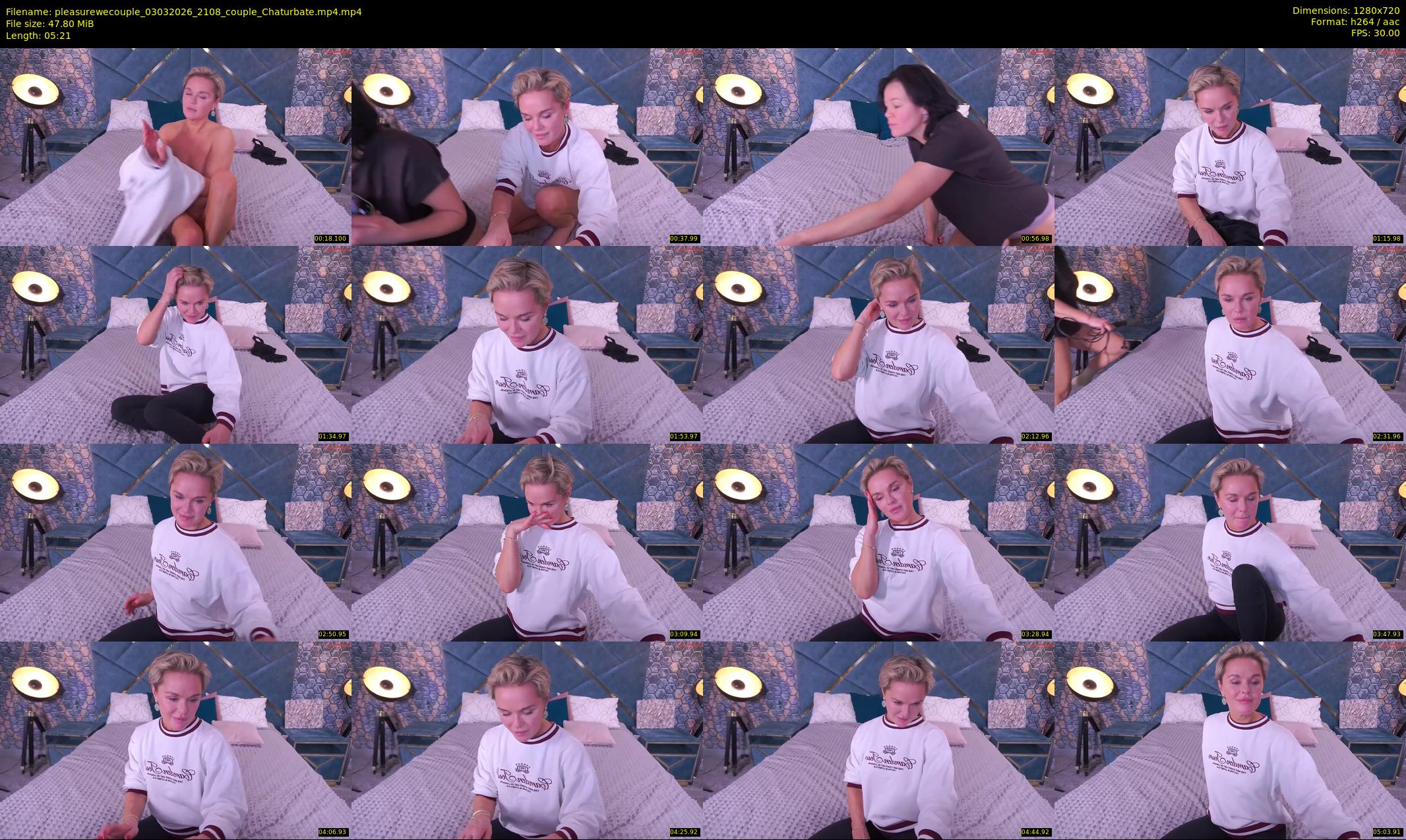 pleasurewecouple — 6 minute Chaturbate couple cam show recording, 720p, Mar 3, 2026