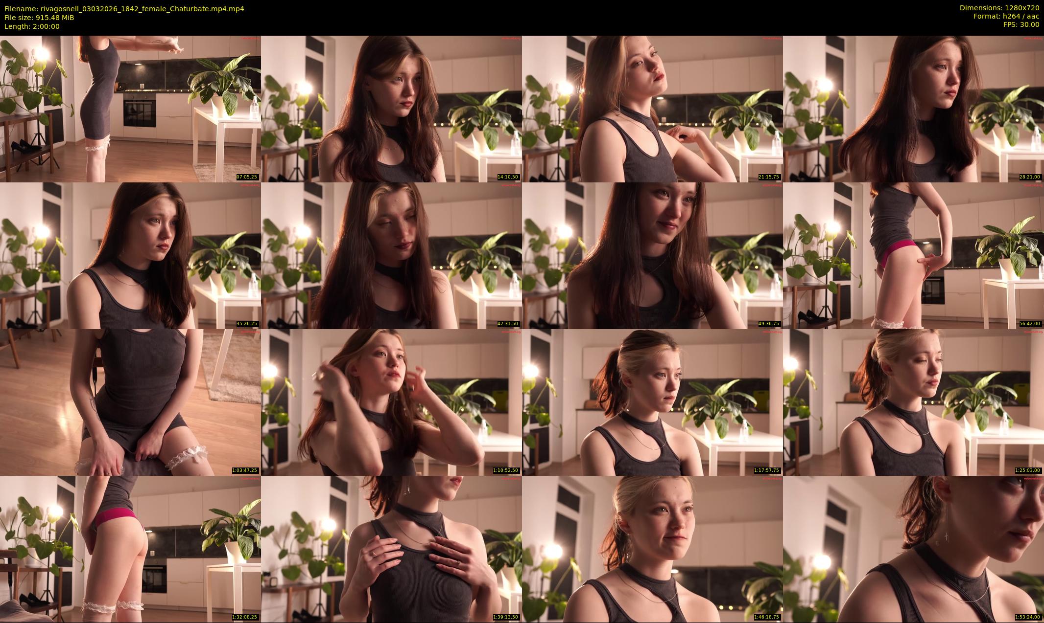 rivagosnell — 120 minute Chaturbate female cam show recording, 720p, Mar 3, 2026
