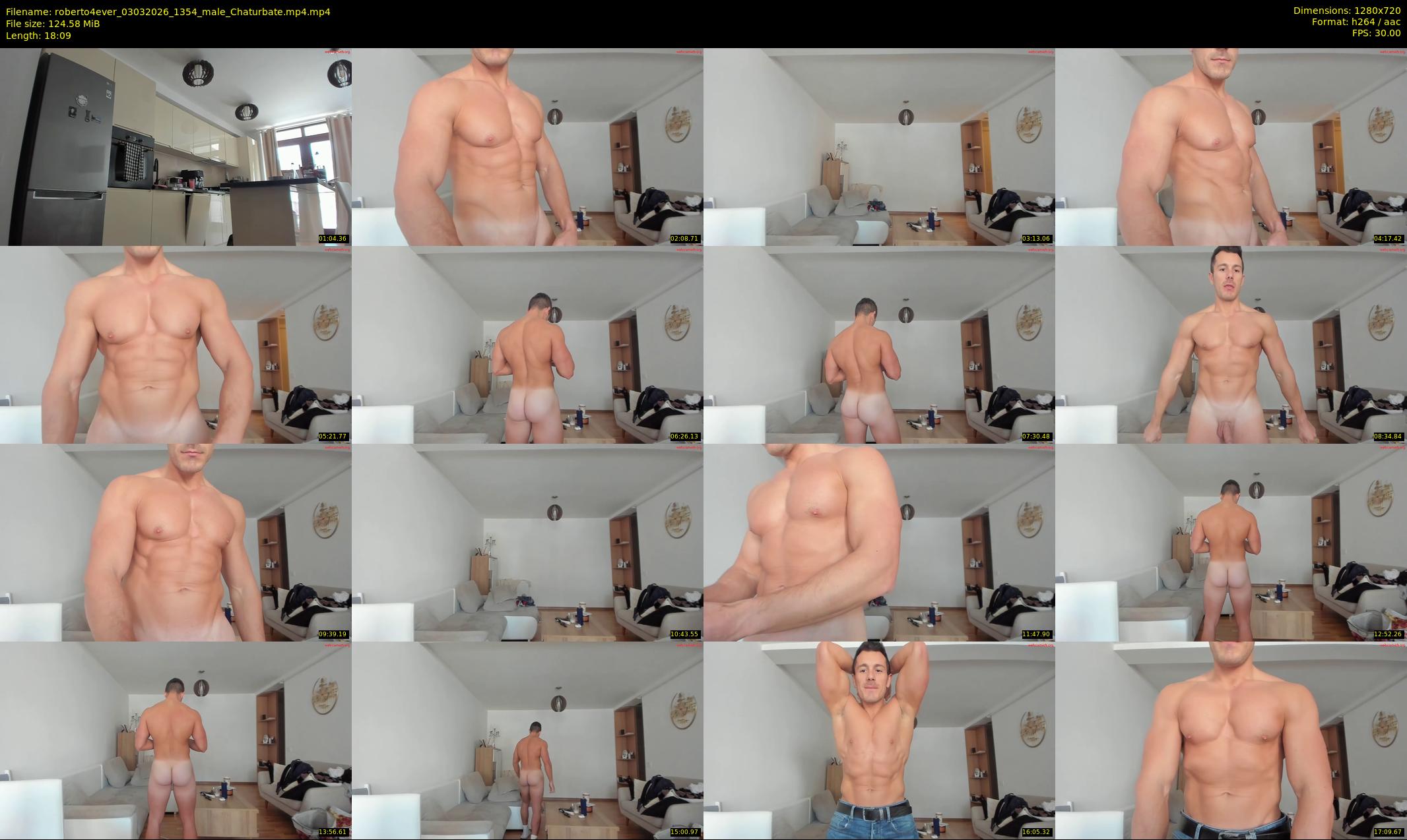 roberto4ever — 19 minute Chaturbate male cam show recording, 720p, Mar 3, 2026