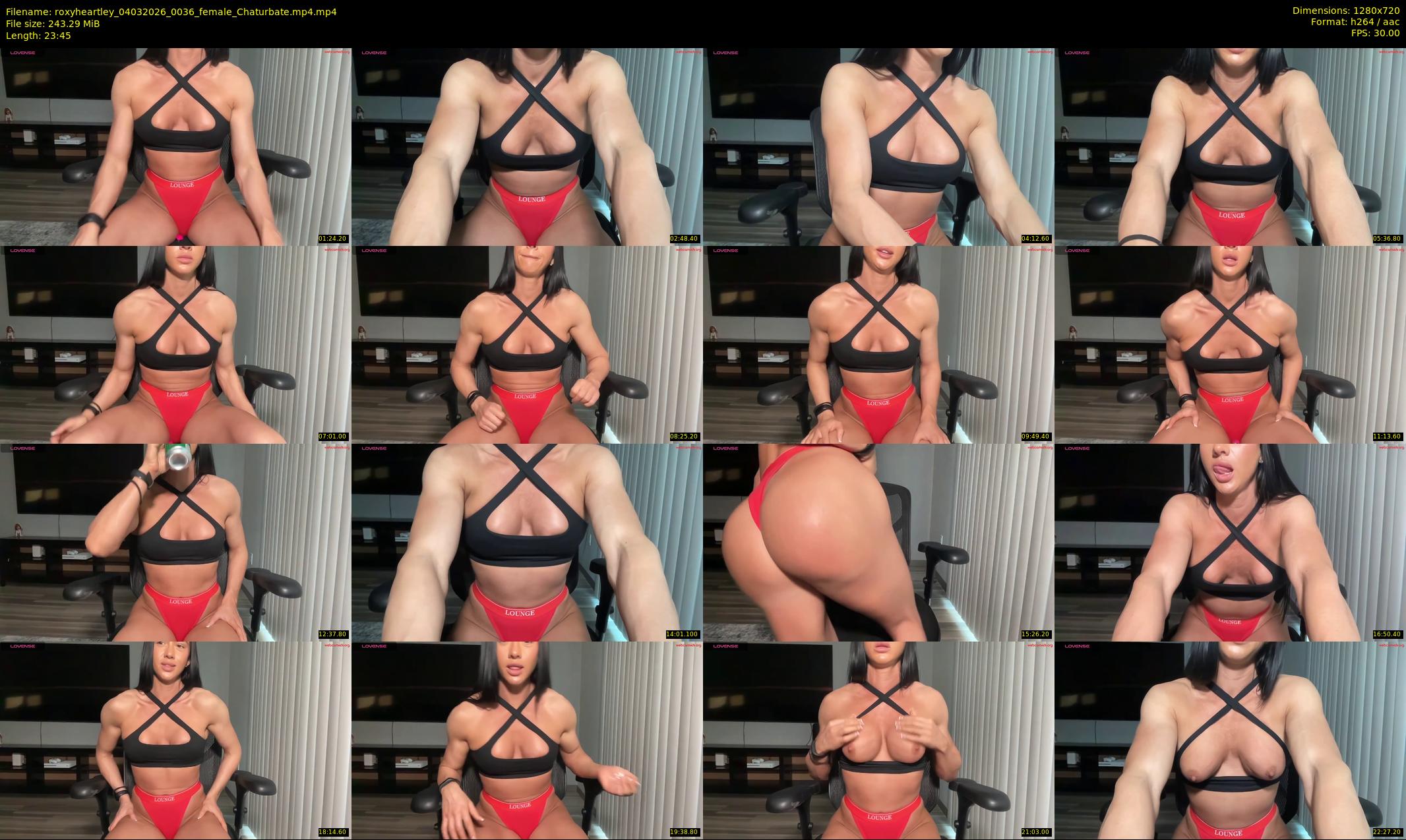 roxyheartley — 24 minute Chaturbate female cam show recording, 720p, Mar 4, 2026