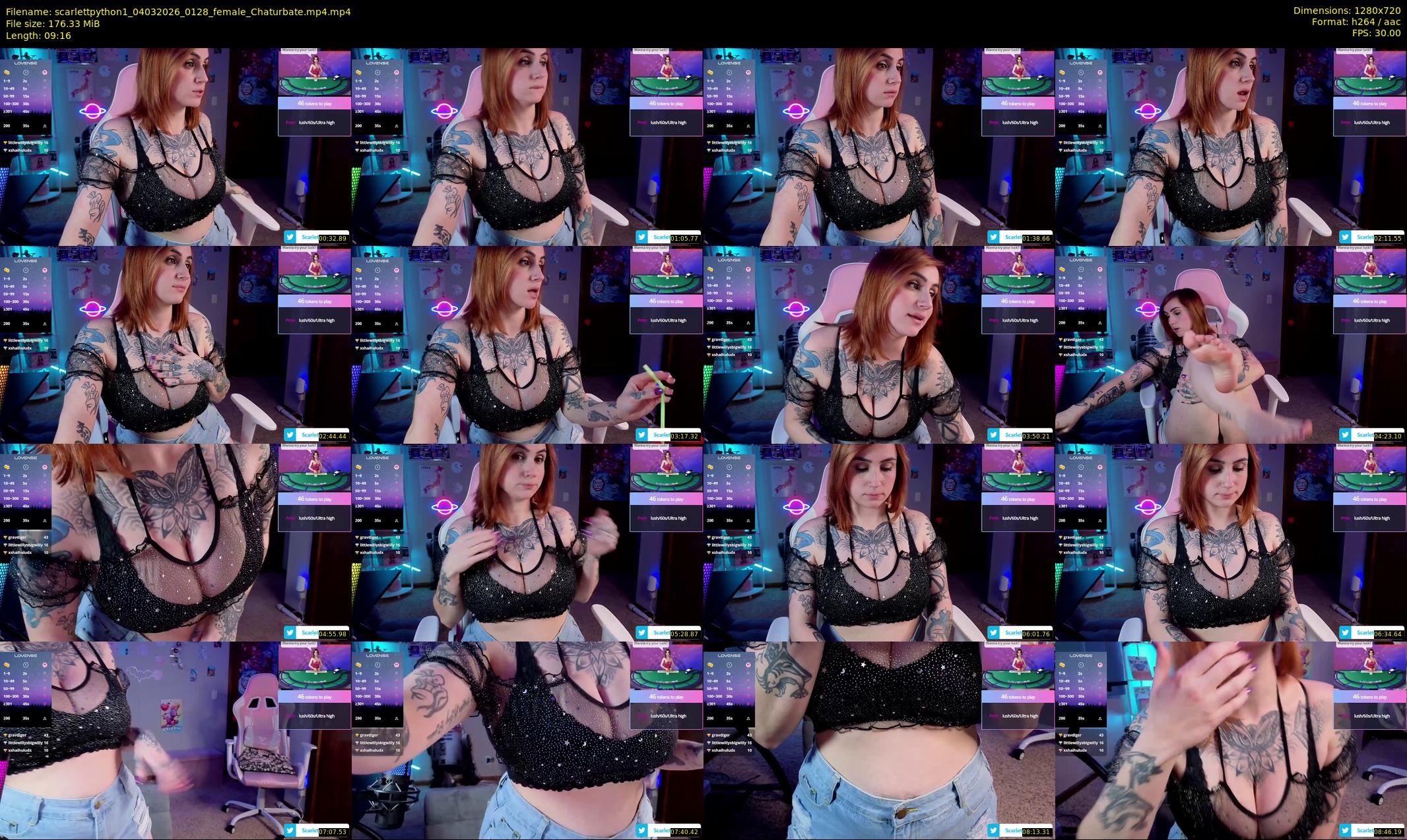 scarlettpython1 — 10 minute Chaturbate female cam show recording, 720p, Mar 4, 2026