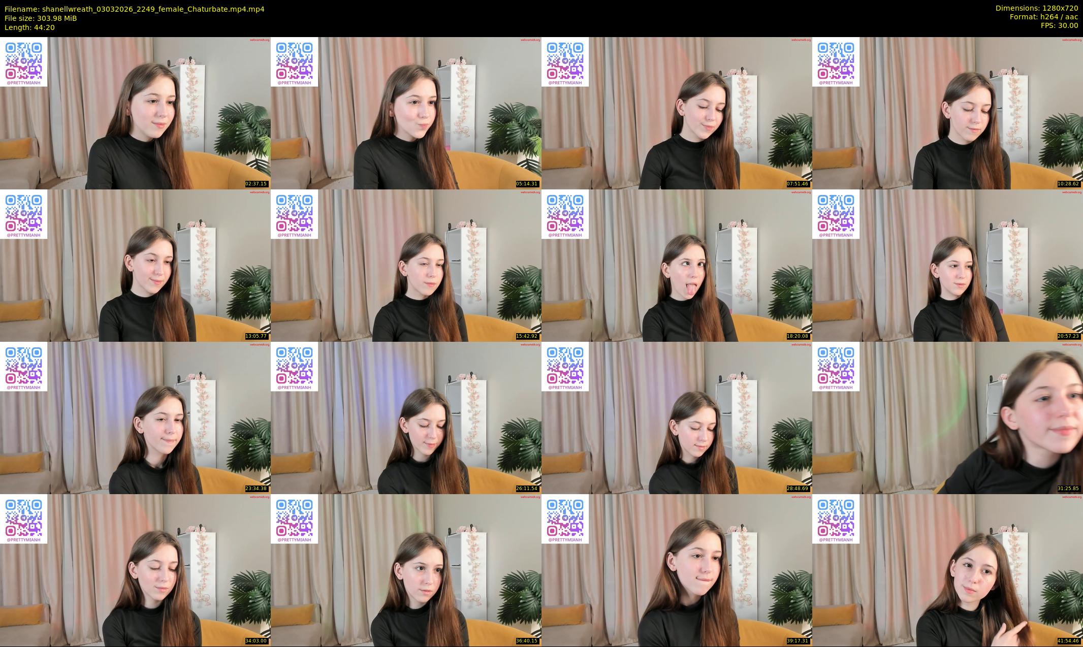 shanellwreath — 45 minute Chaturbate female cam show recording, 720p, Mar 3, 2026
