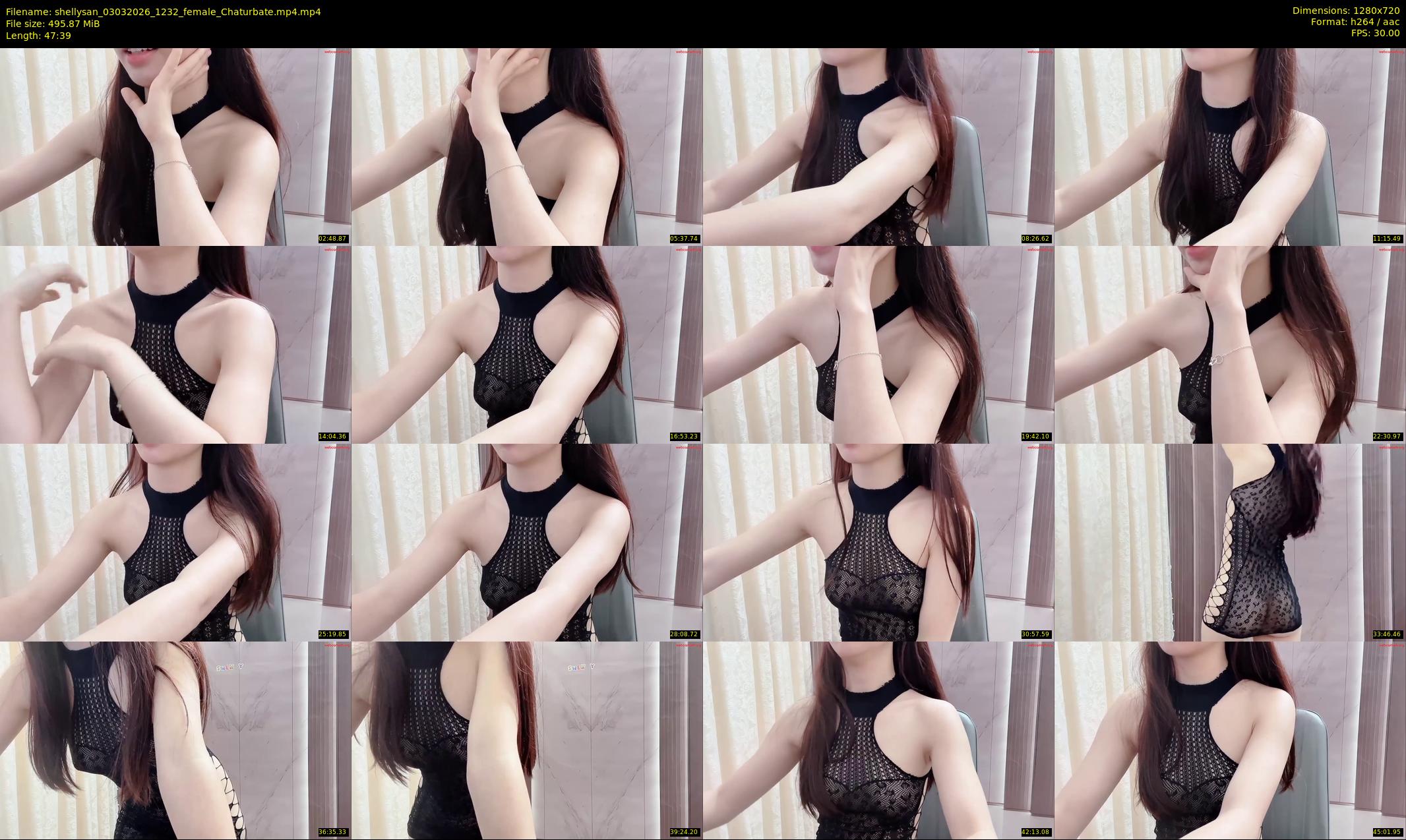 shellysan — 48 minute Chaturbate female cam show recording, 720p, Mar 3, 2026