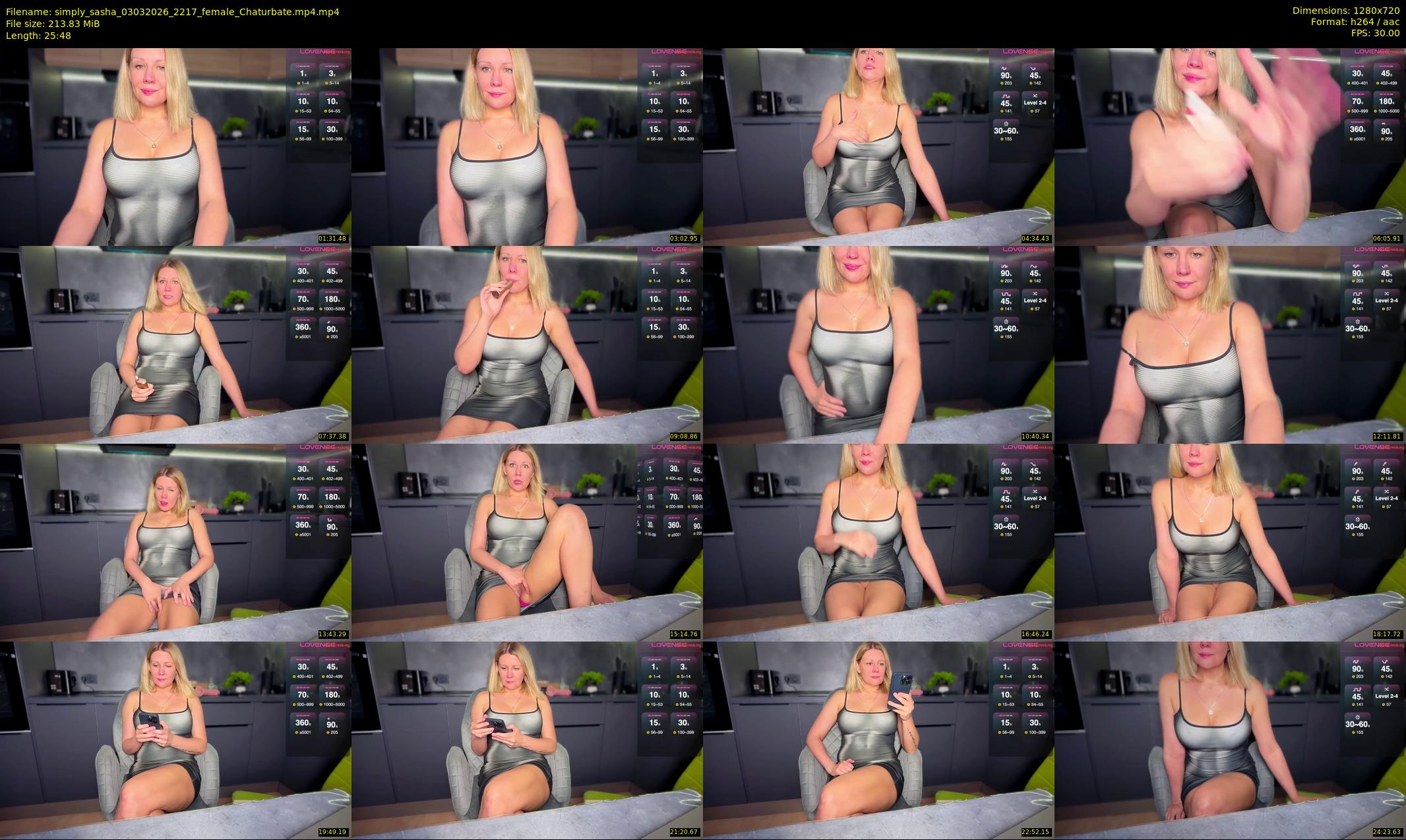 simply_sasha — 26 minute Chaturbate female cam show recording, 720p, Mar 3, 2026