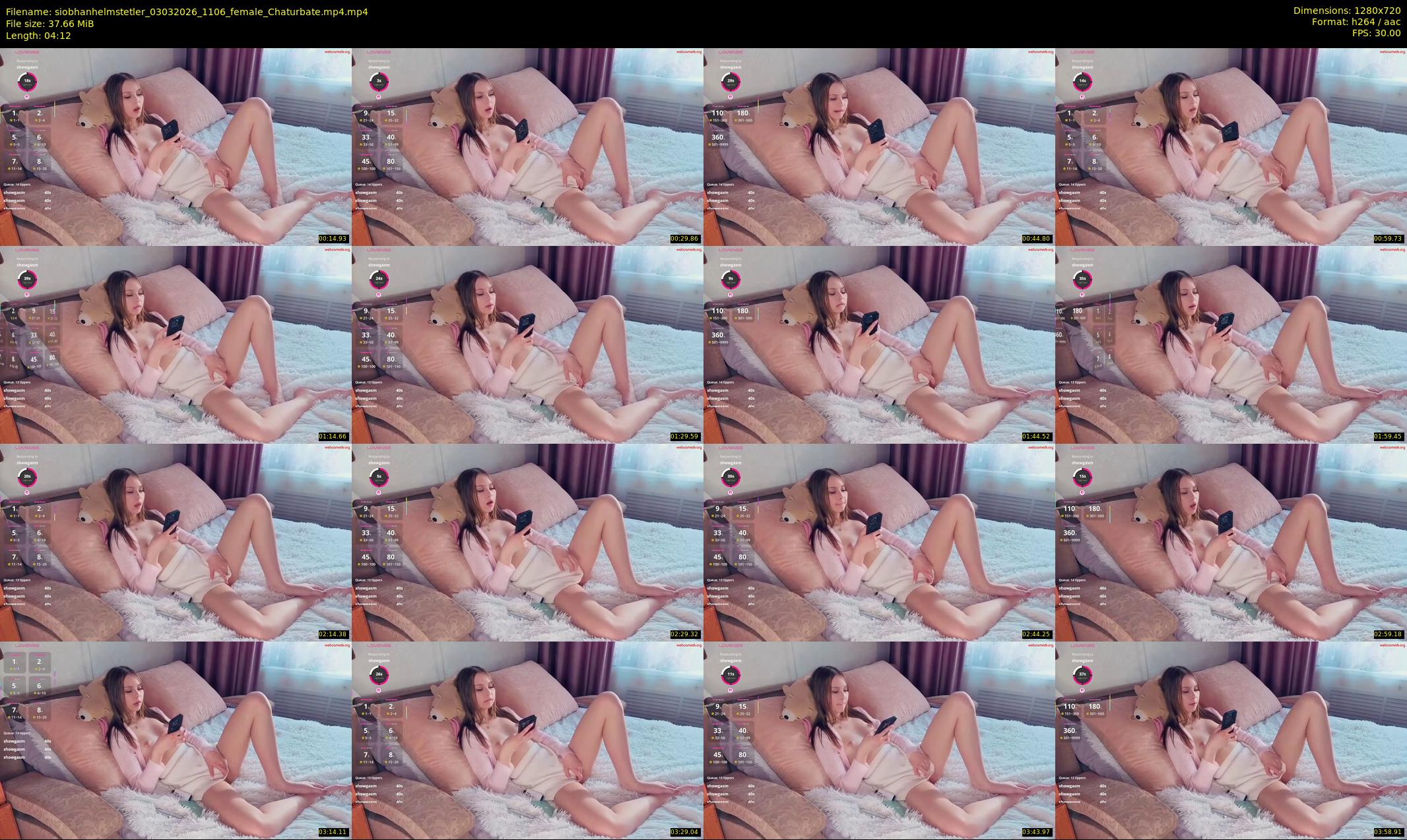 siobhanhelmstetler — 5 minute Chaturbate female cam show recording, 720p, Mar 3, 2026