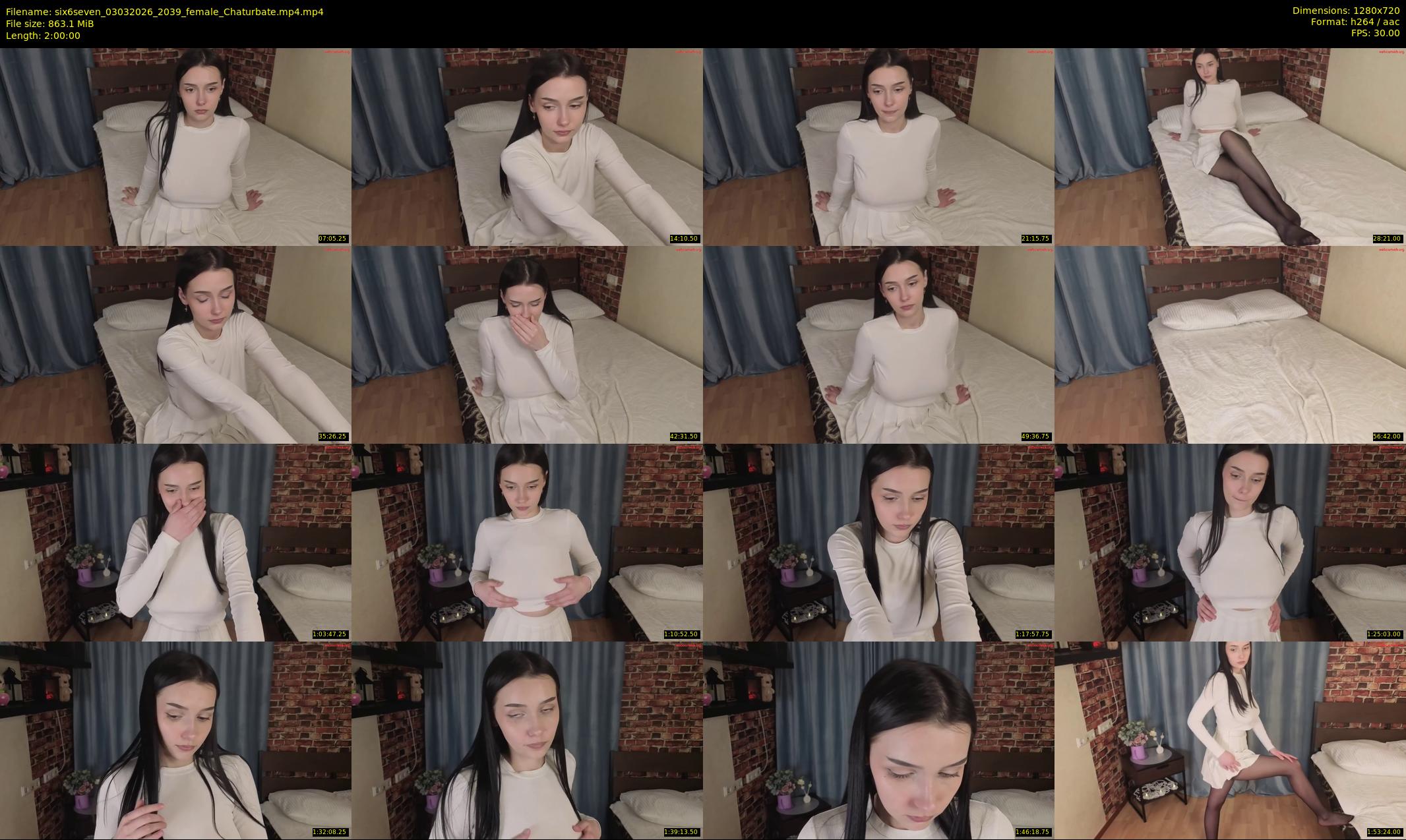 six6seven — 120 minute Chaturbate female cam show recording, 720p, Mar 3, 2026