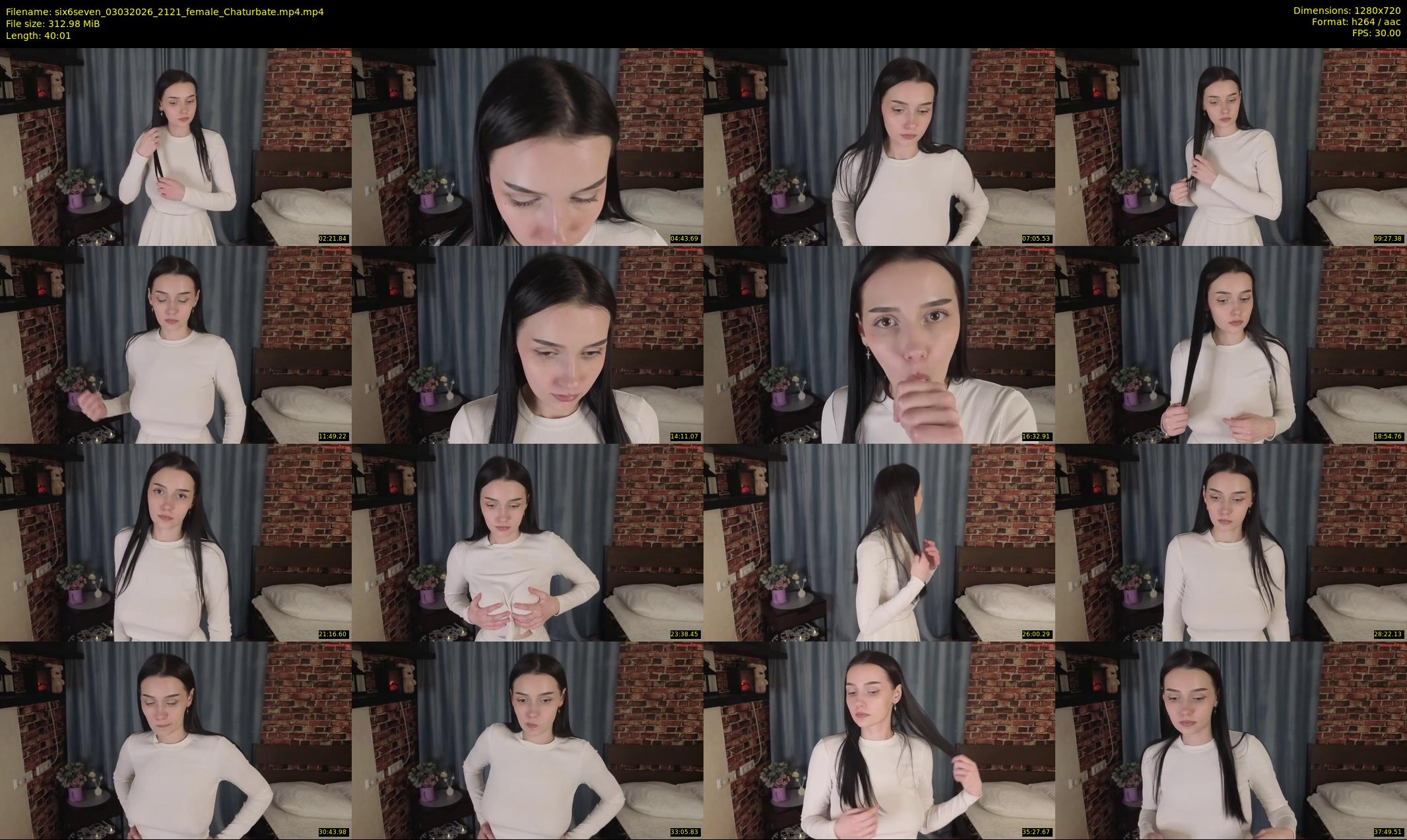 six6seven — 41 minute Chaturbate female cam show recording, 720p, Mar 3, 2026