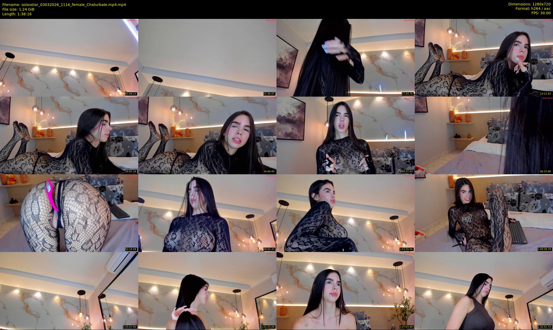 solavelar — 99 minute Chaturbate female cam show recording, 720p, Mar 3, 2026
