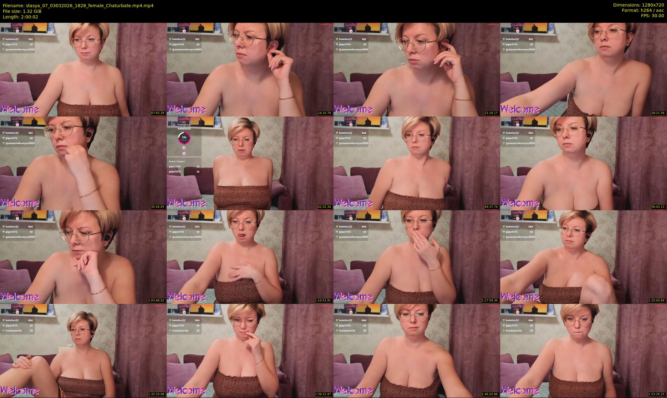 stasya_07 — 121 minute Chaturbate female cam show recording, 720p, Mar 3, 2026