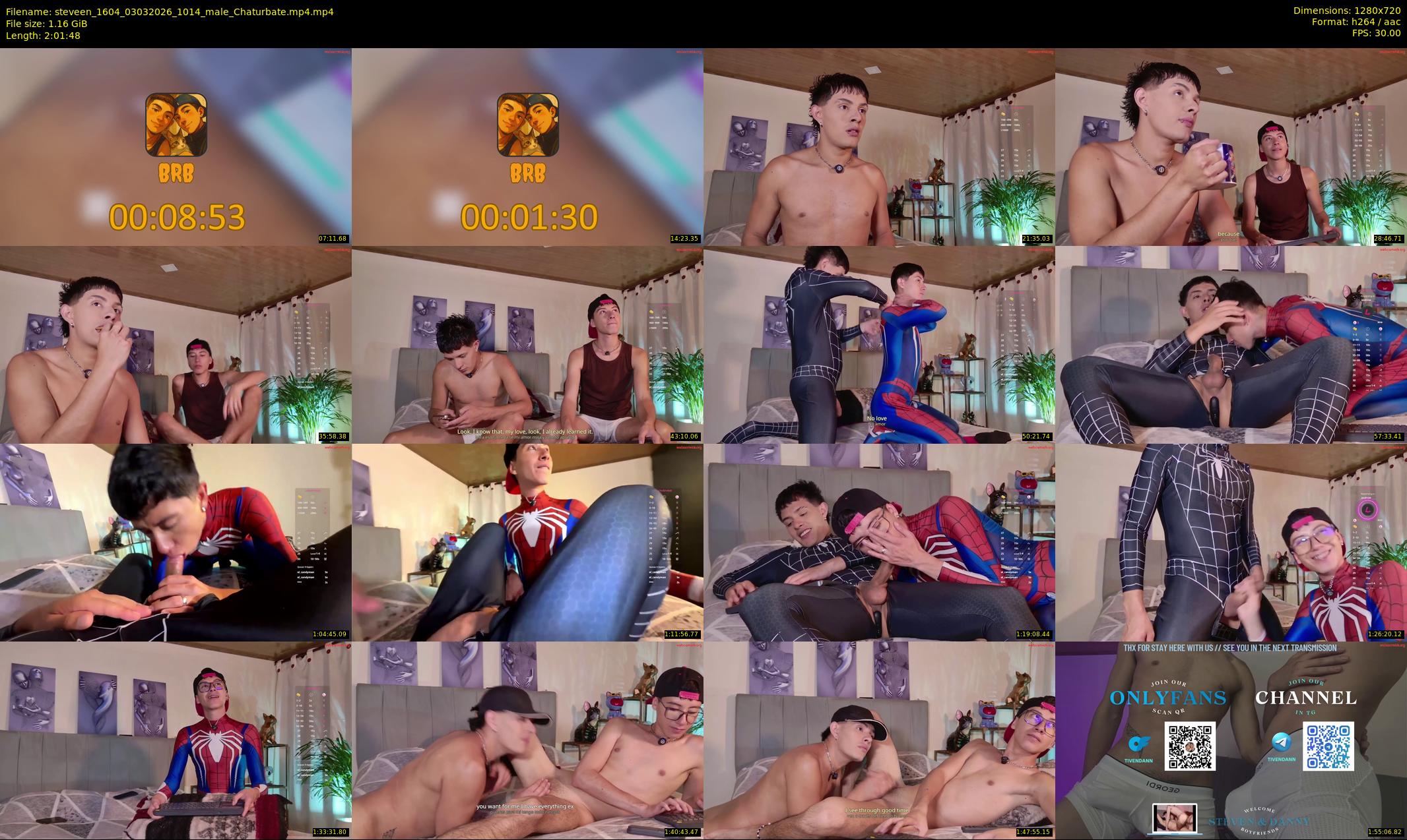 steveen_1604 — 122 minute Chaturbate male cam show recording, 720p, Mar 3, 2026