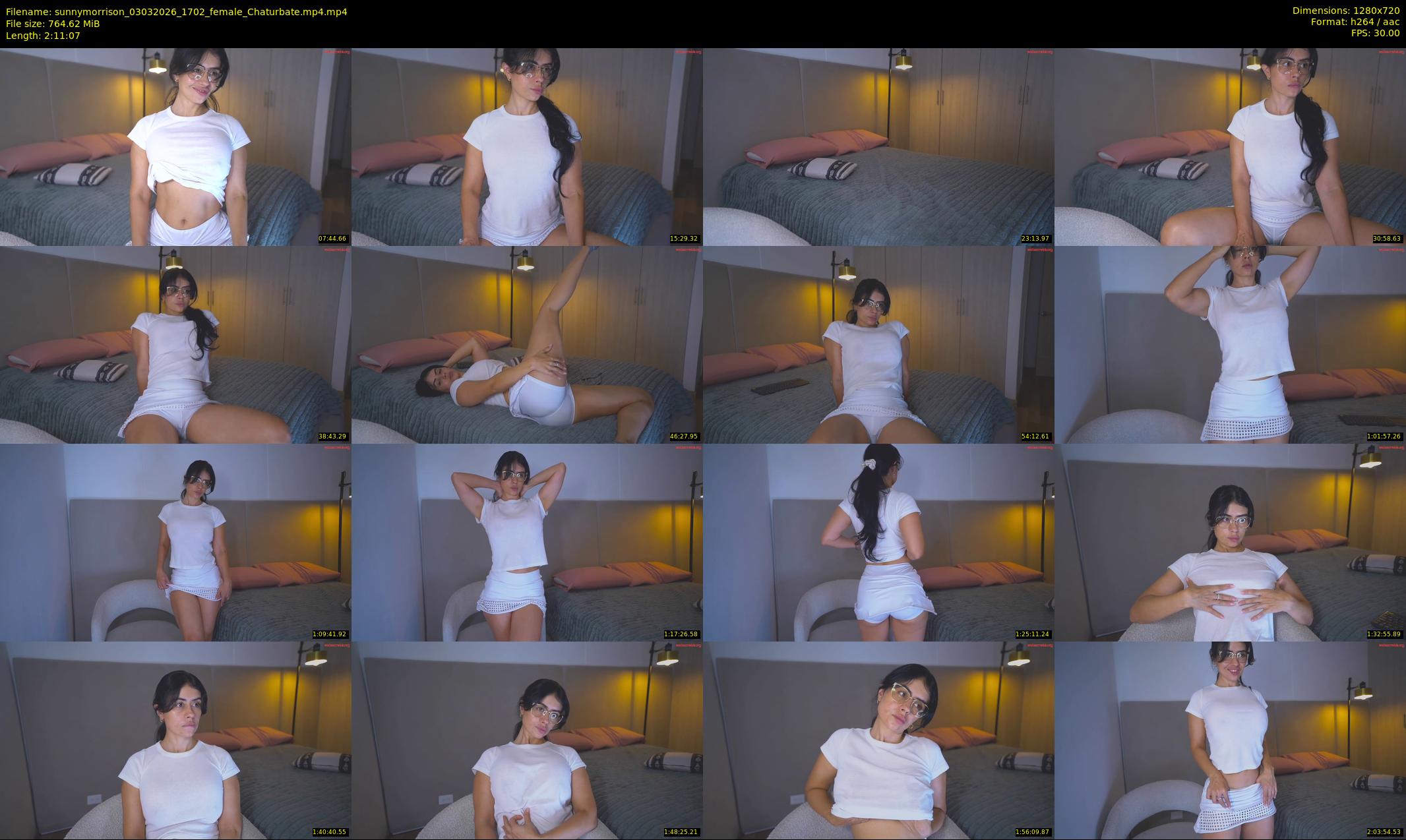 sunnymorrison — 132 minute Chaturbate female cam show recording, 720p, Mar 3, 2026