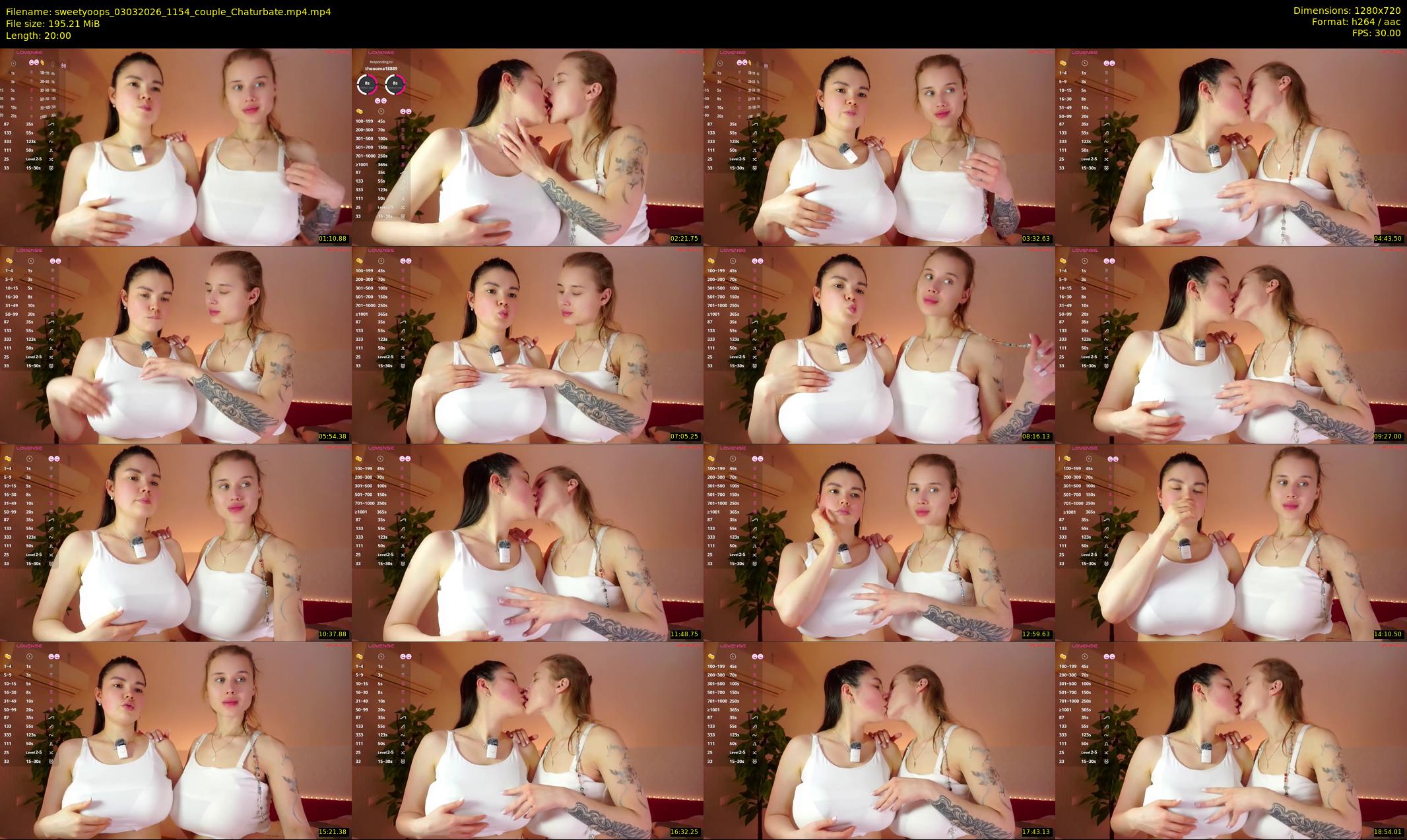 sweetyoops — 20 minute Chaturbate female cam show recording, 720p, Mar 3, 2026