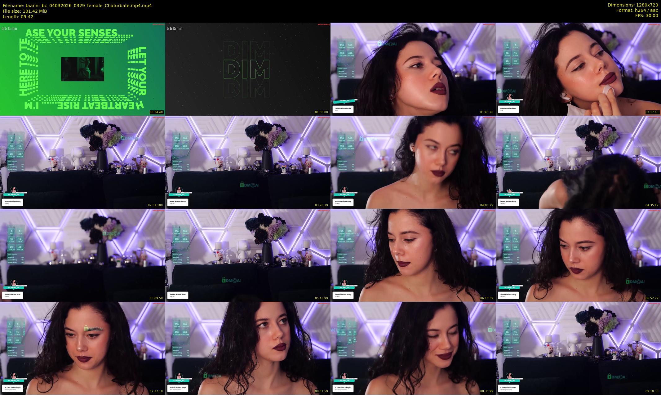 taanni_bc — 10 minute Chaturbate female cam show recording, 720p, Mar 4, 2026