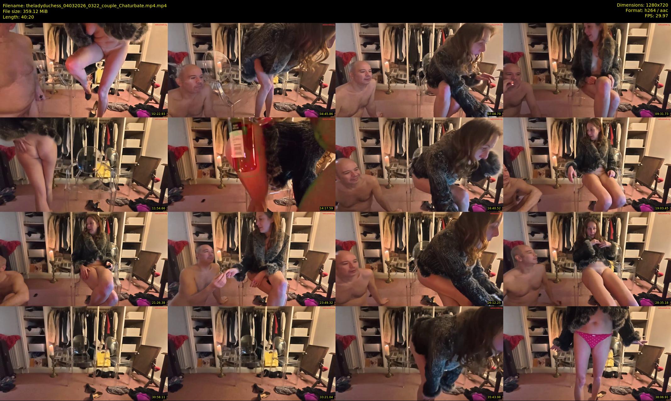 theladyduchess — 41 minute Chaturbate couple cam show recording, 720p, Mar 4, 2026