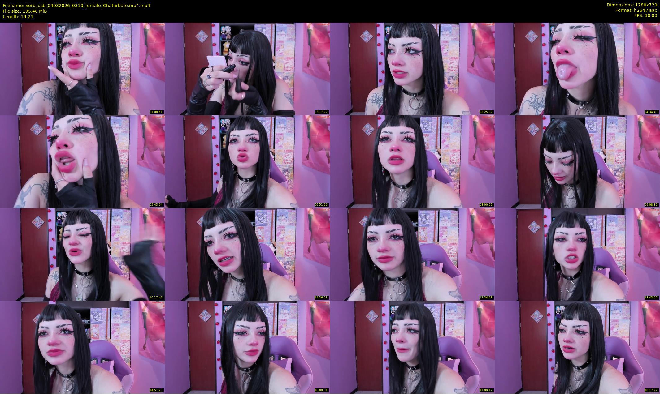 vero_osb — 20 minute Chaturbate female cam show recording, 720p, Mar 4, 2026