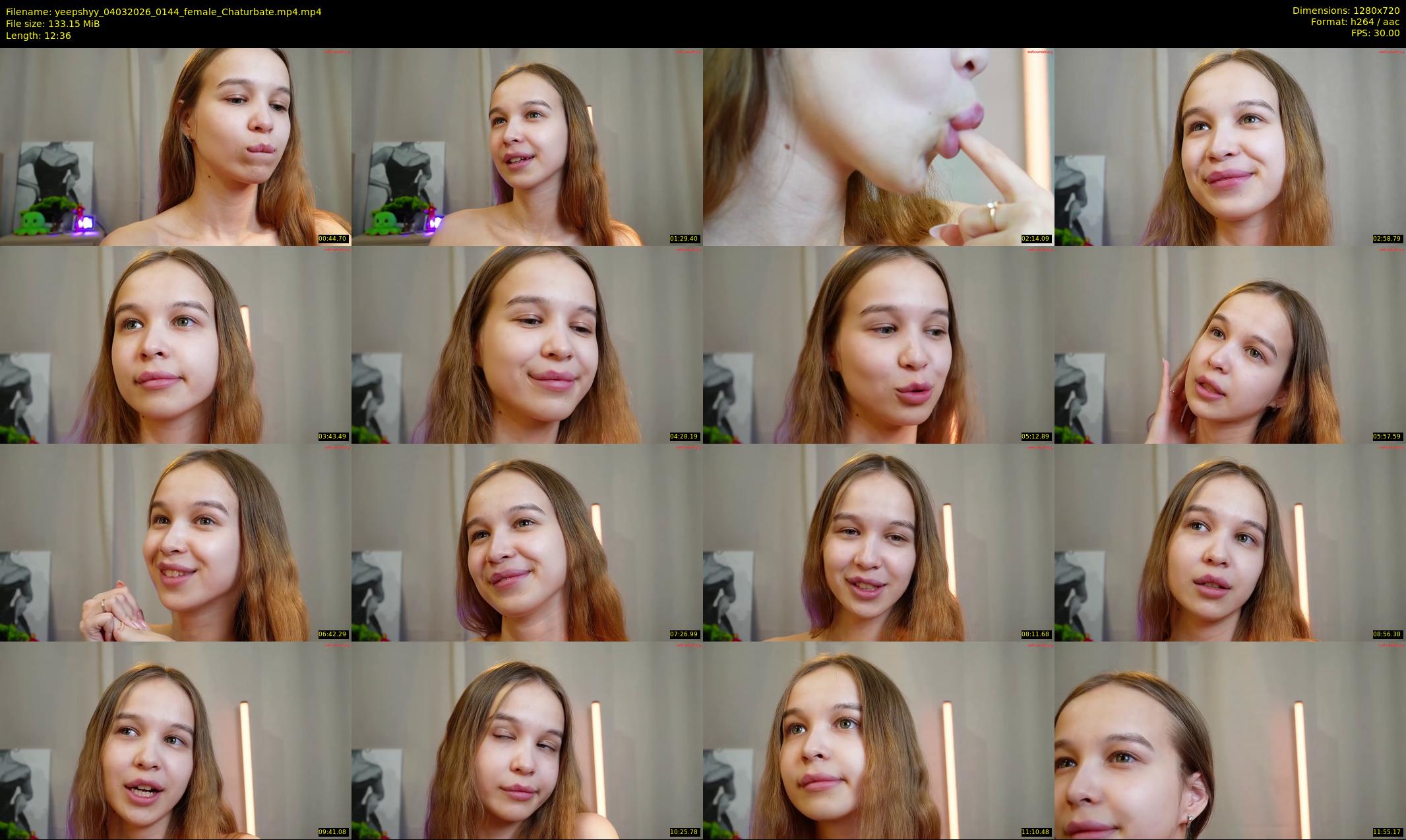 yeepshyy — 13 minute Chaturbate female cam show recording, 720p, Mar 4, 2026