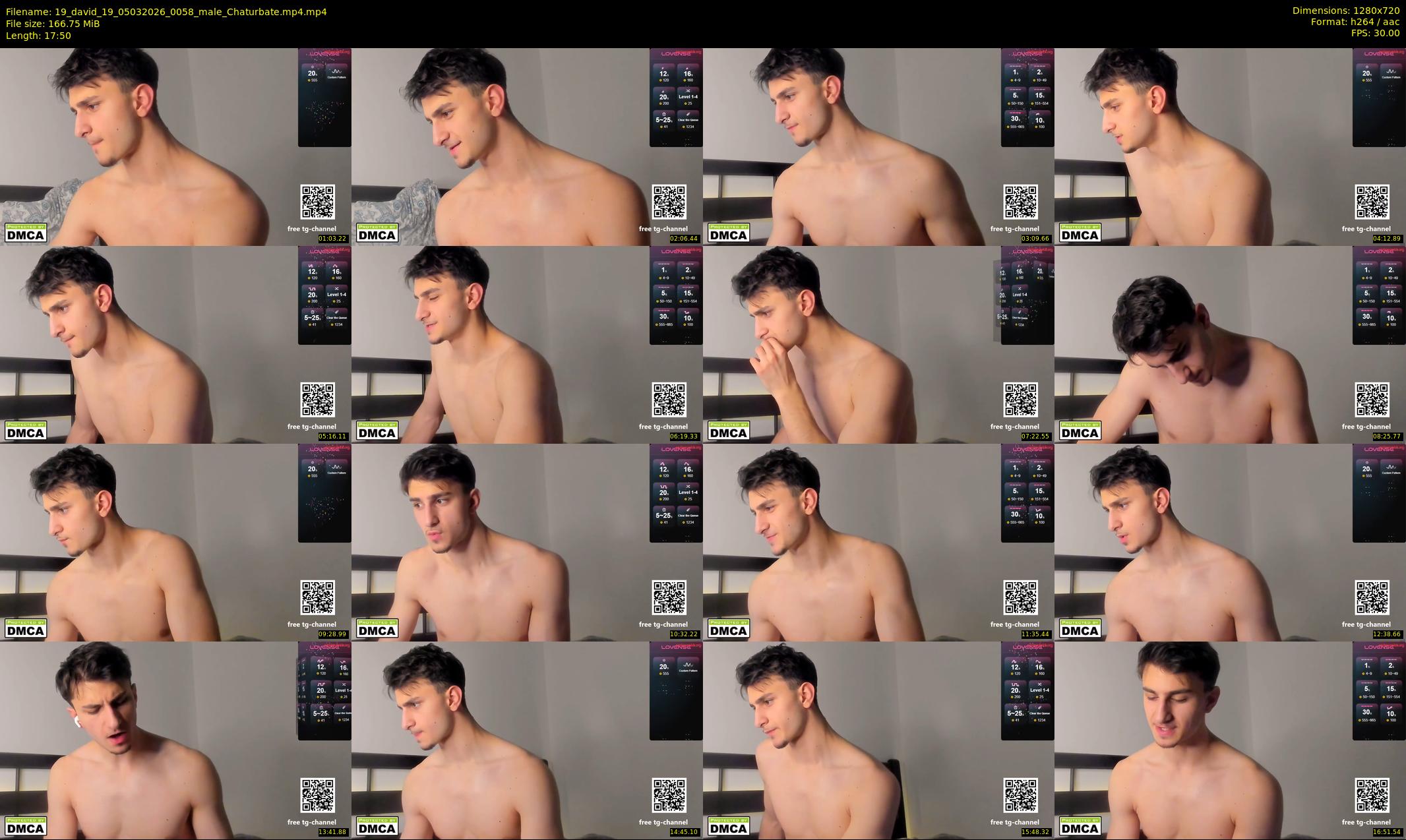 19_david_19 — 18 minute Chaturbate male cam show recording, 720p, Mar 5, 2026