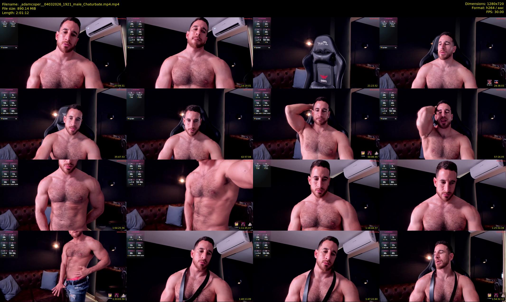 _adamcoper_ — 122 minute Chaturbate male cam show recording, 720p, Mar 4, 2026
