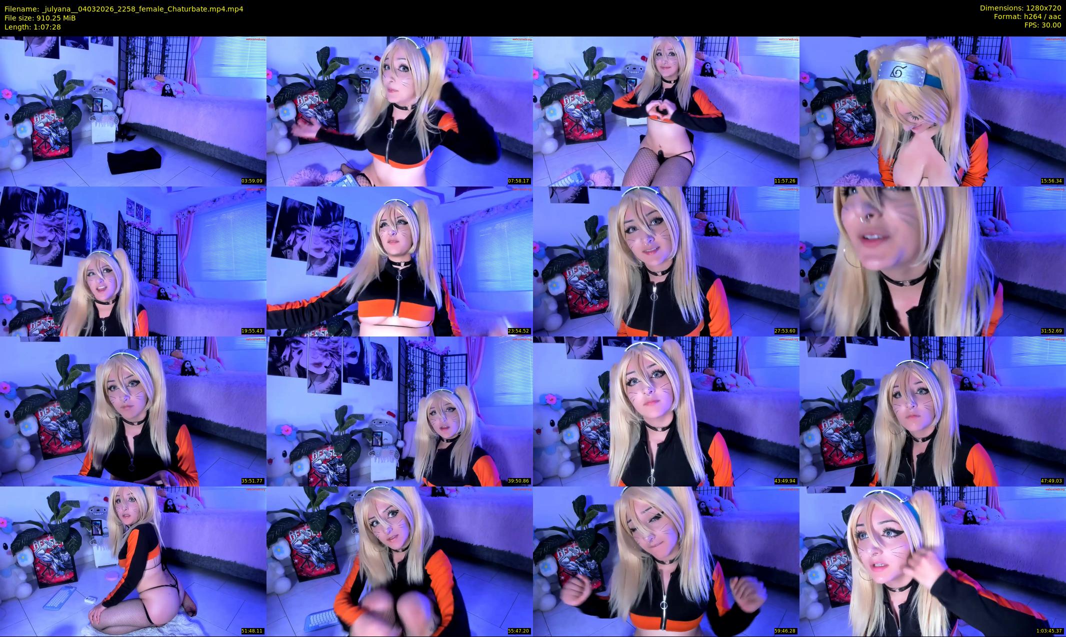 _julyana_ — 68 minute Chaturbate female cam show recording, 720p, Mar 4, 2026