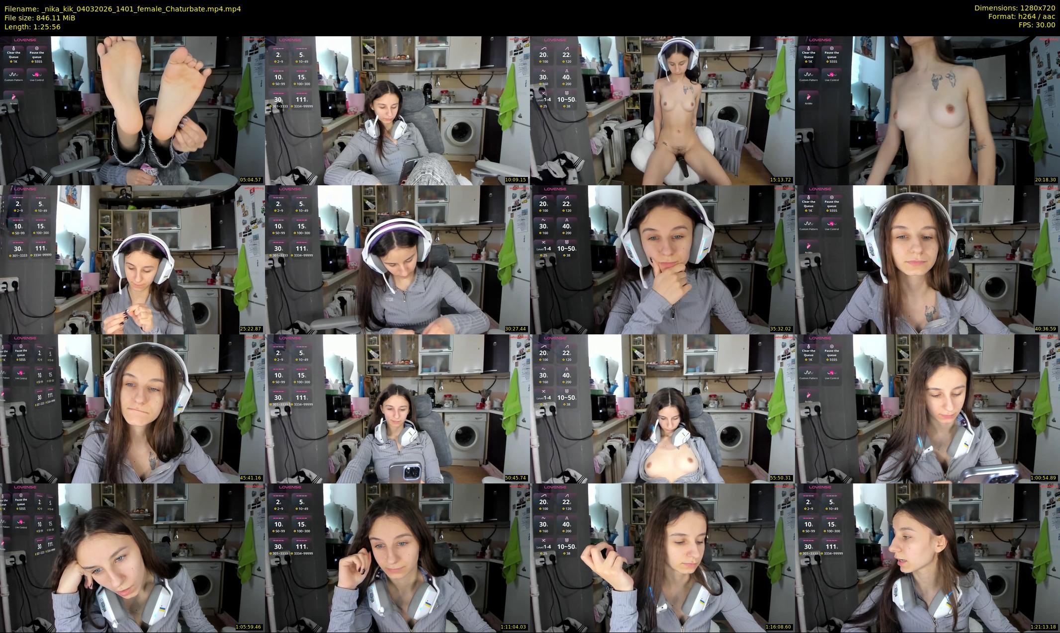 _nika_kik — 86 minute Chaturbate female cam show recording, 720p, Mar 4, 2026