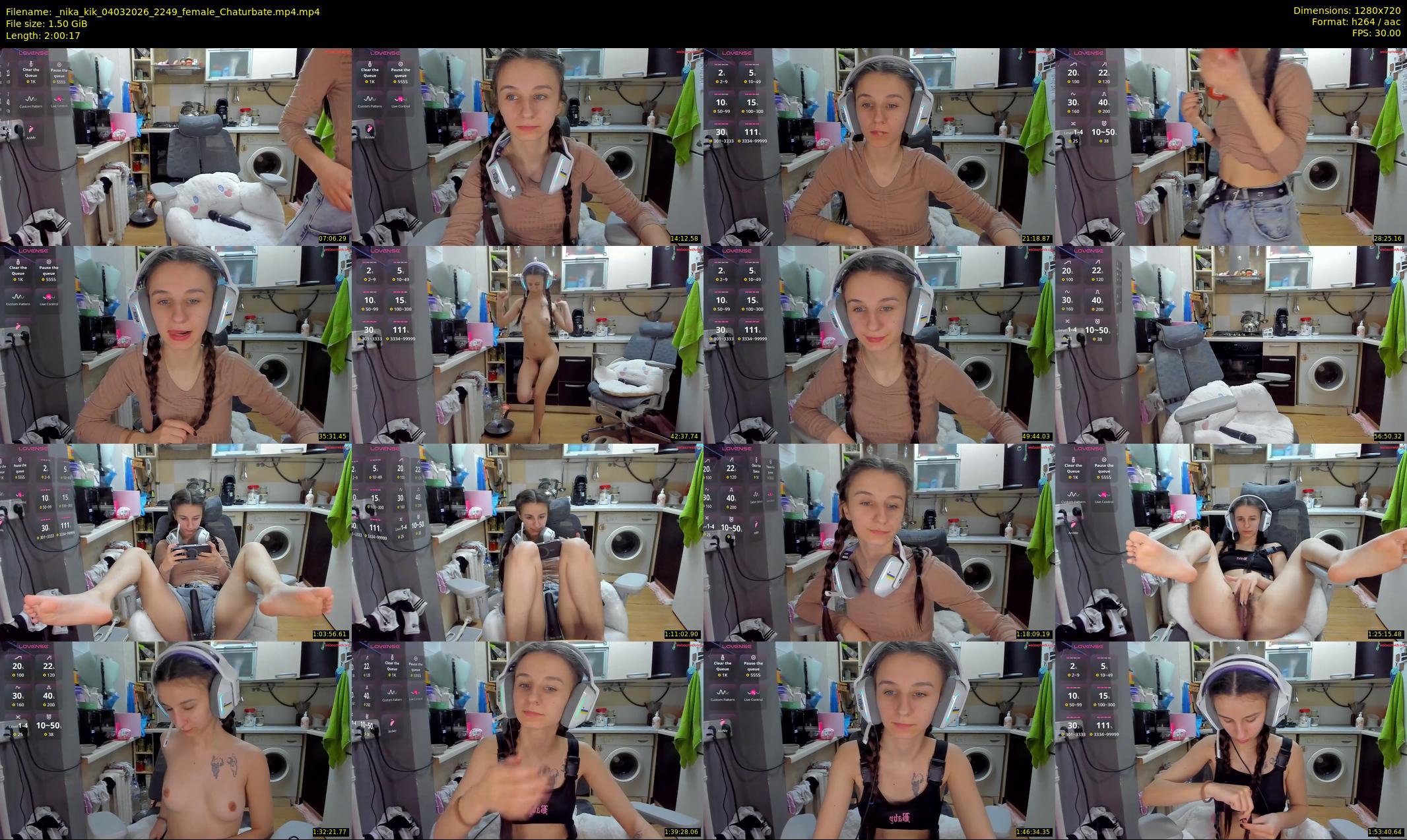 _nika_kik — 121 minute Chaturbate female cam show recording, 720p, Mar 4, 2026
