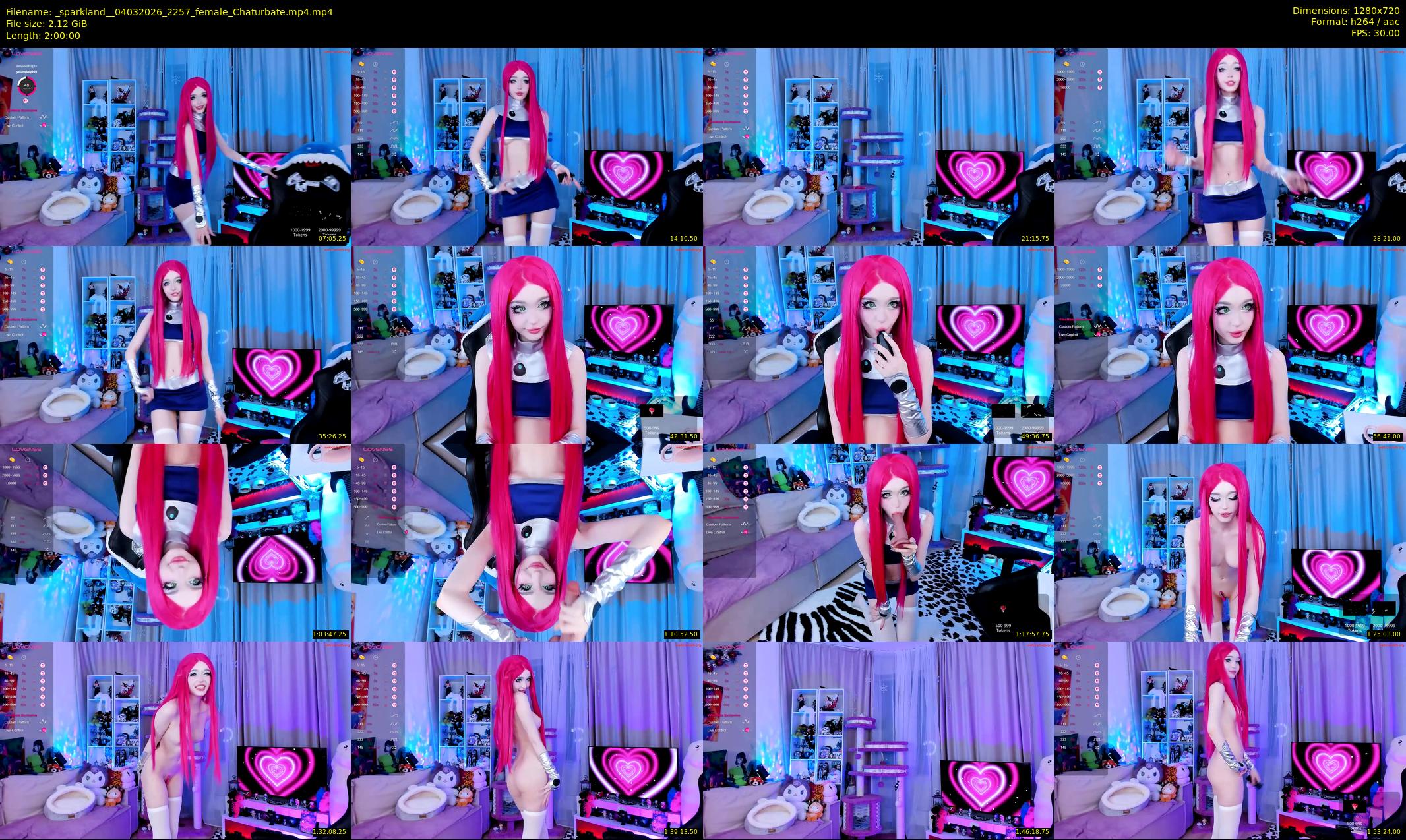 _sparkland_ — 120 minute Chaturbate female cam show recording, 720p, Mar 4, 2026