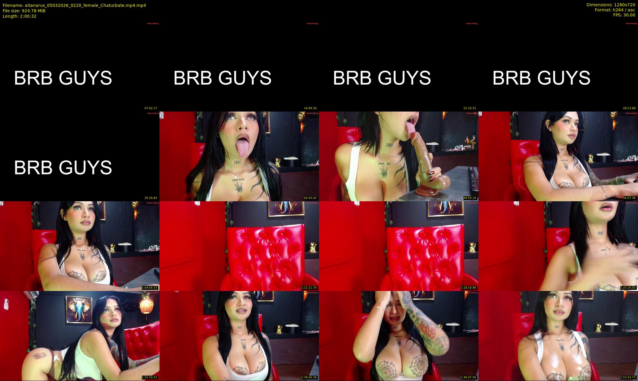 aitanarus — 121 minute Chaturbate female cam show recording, 720p, Mar 5, 2026
