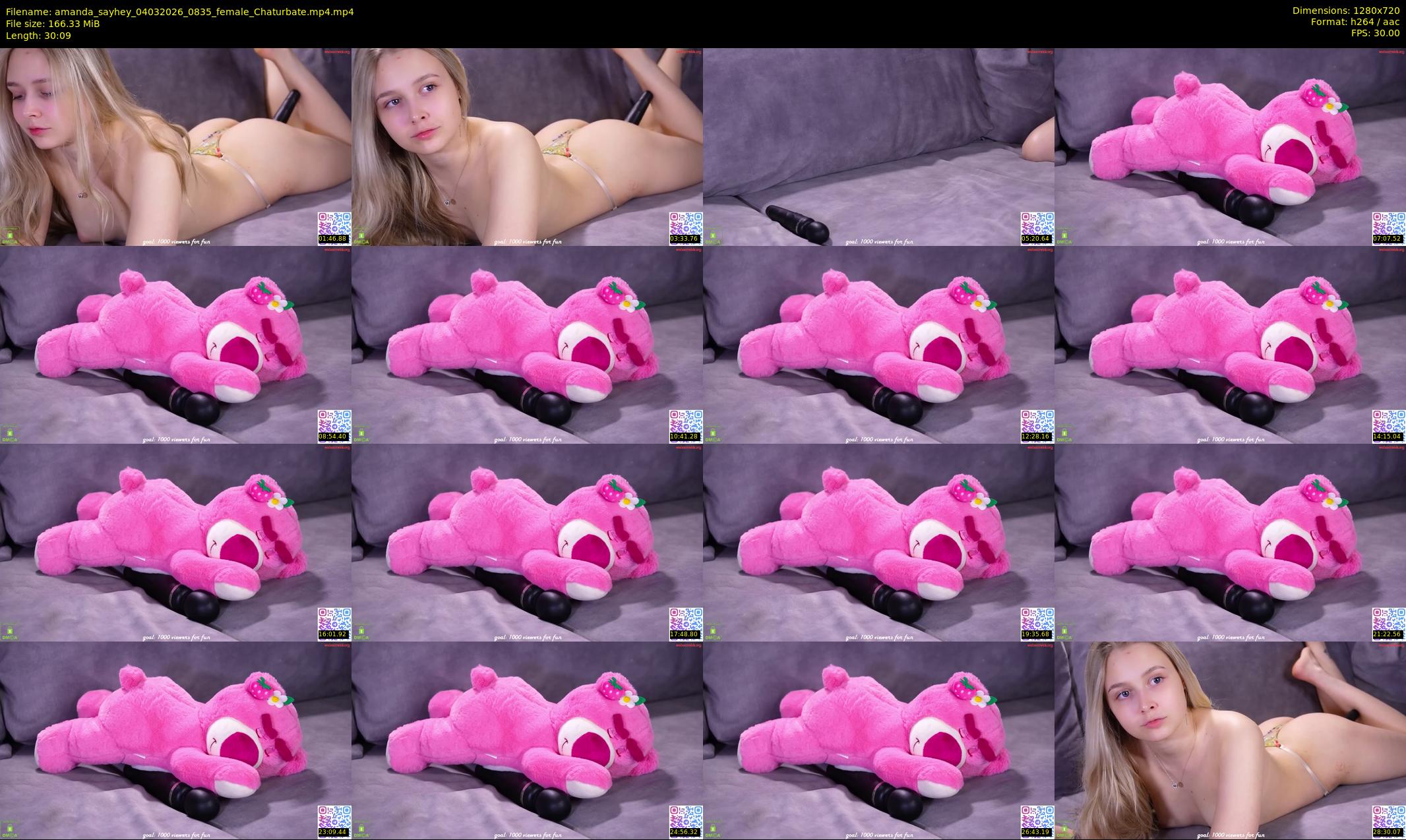 amanda_sayhey — 31 minute Chaturbate female cam show recording, 720p, Mar 4, 2026