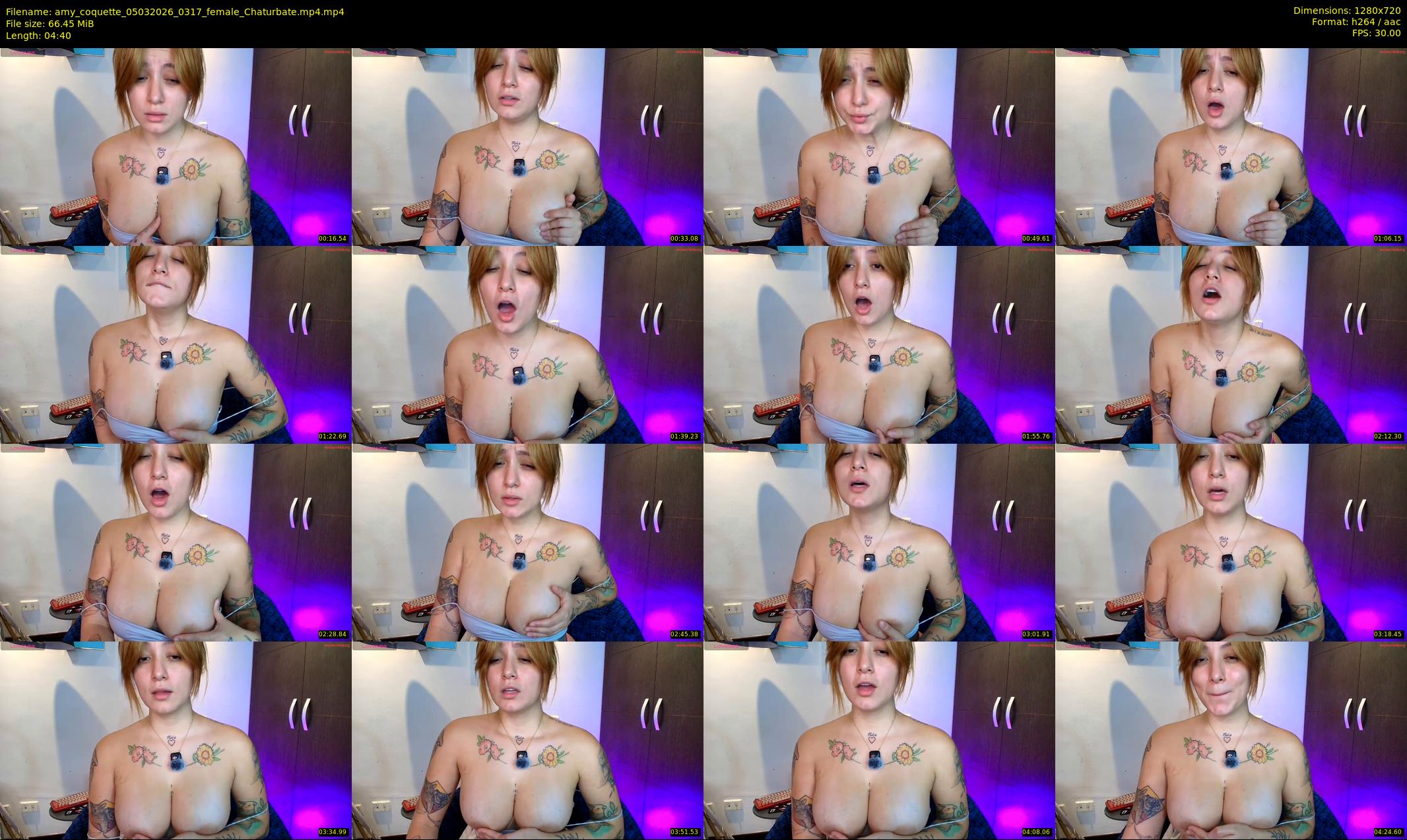 amy_coquette — 5 minute Chaturbate female cam show recording, 720p, Mar 5, 2026