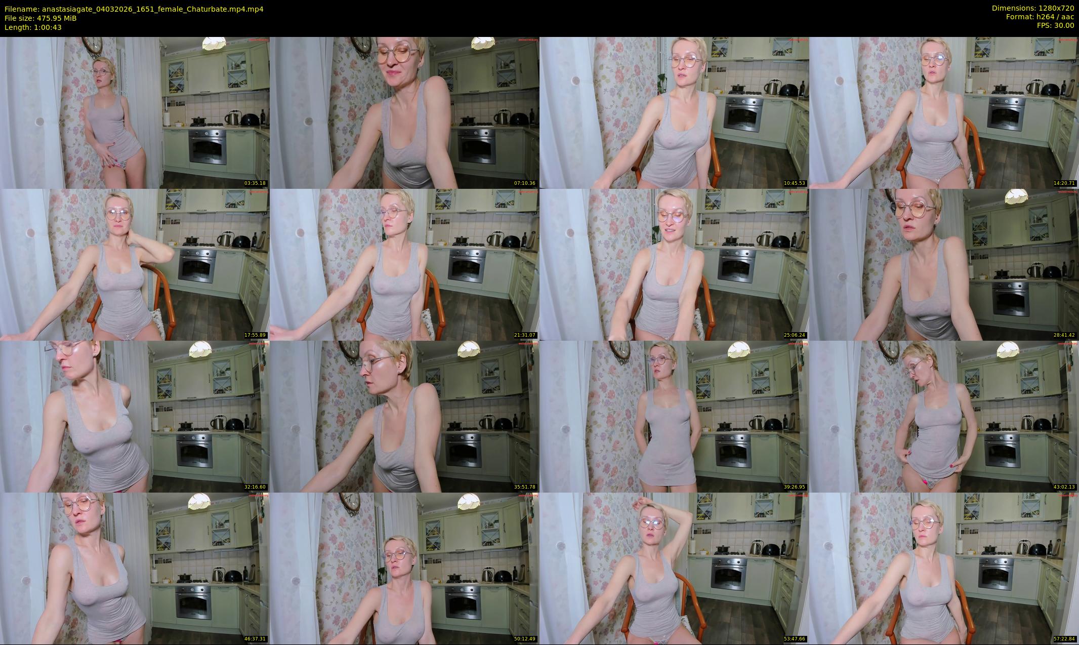anastasiagate — 61 minute Chaturbate female cam show recording, 720p, Mar 4, 2026