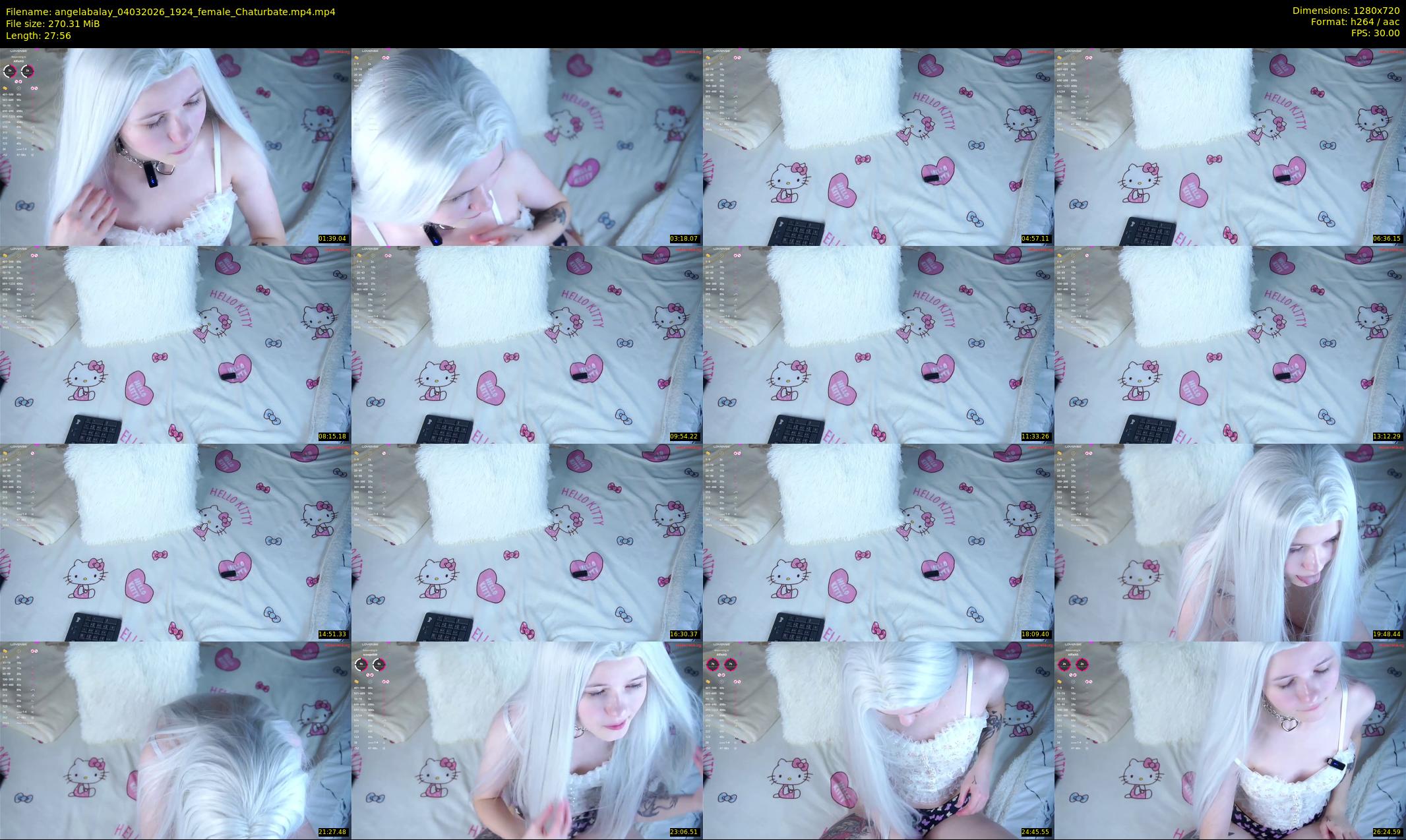 angelabalay — 28 minute Chaturbate female cam show recording, 720p, Mar 4, 2026