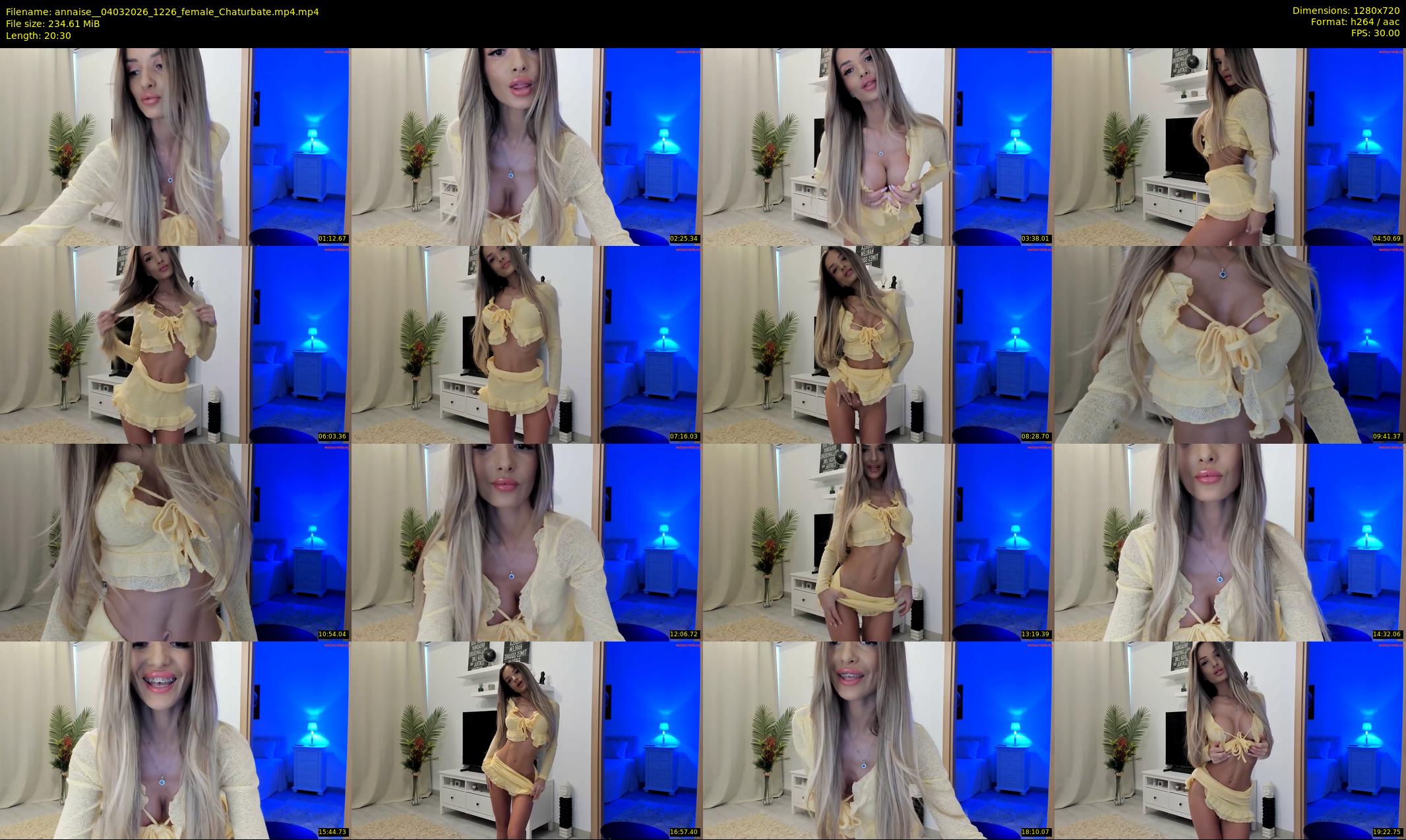 annaise_ — 21 minute Chaturbate female cam show recording, 720p, Mar 4, 2026