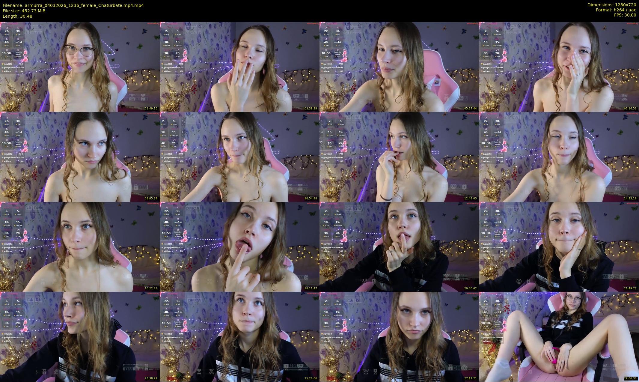 armurra — 31 minute Chaturbate female cam show recording, 720p, Mar 4, 2026