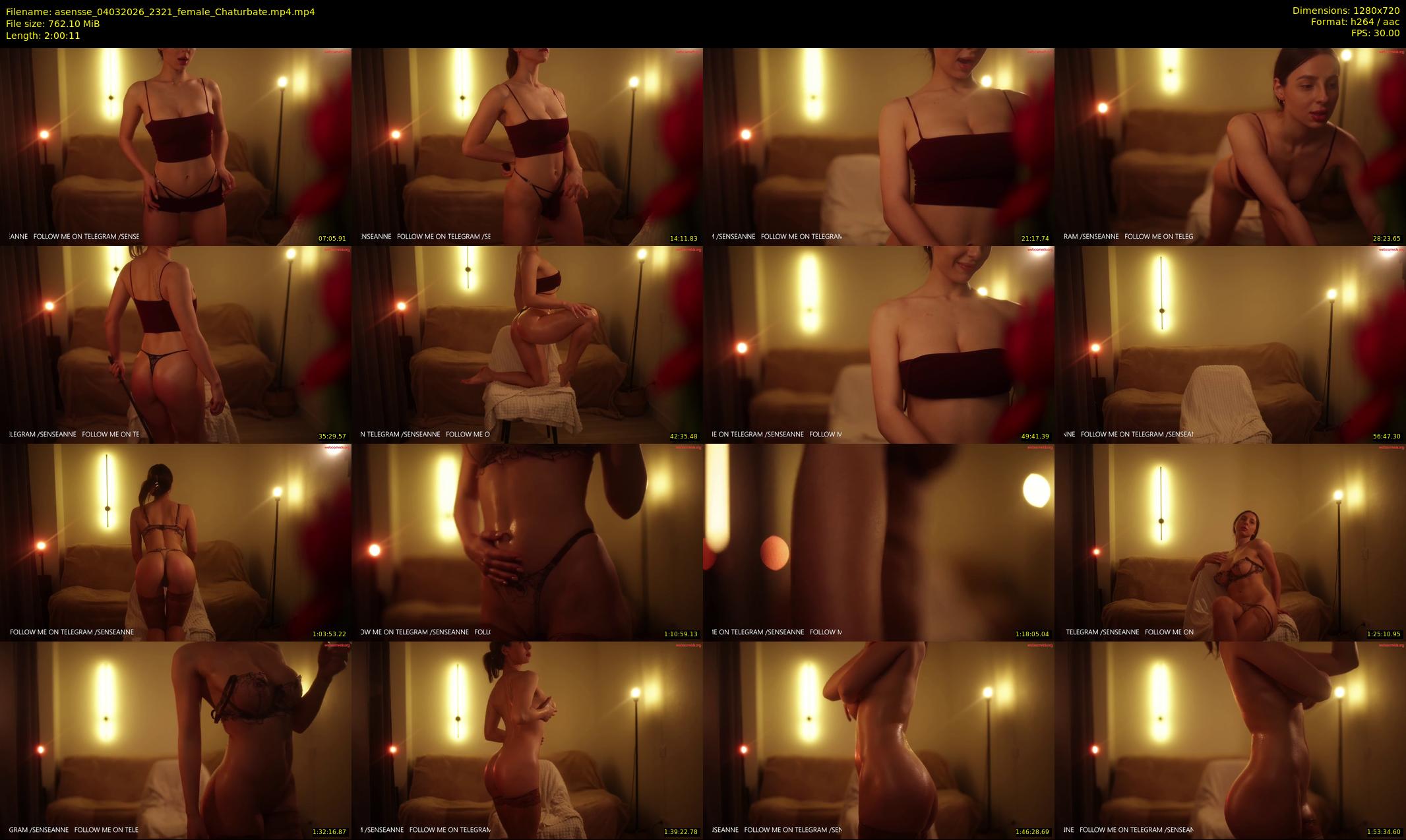 asensse — 121 minute Chaturbate female cam show recording, 720p, Mar 4, 2026