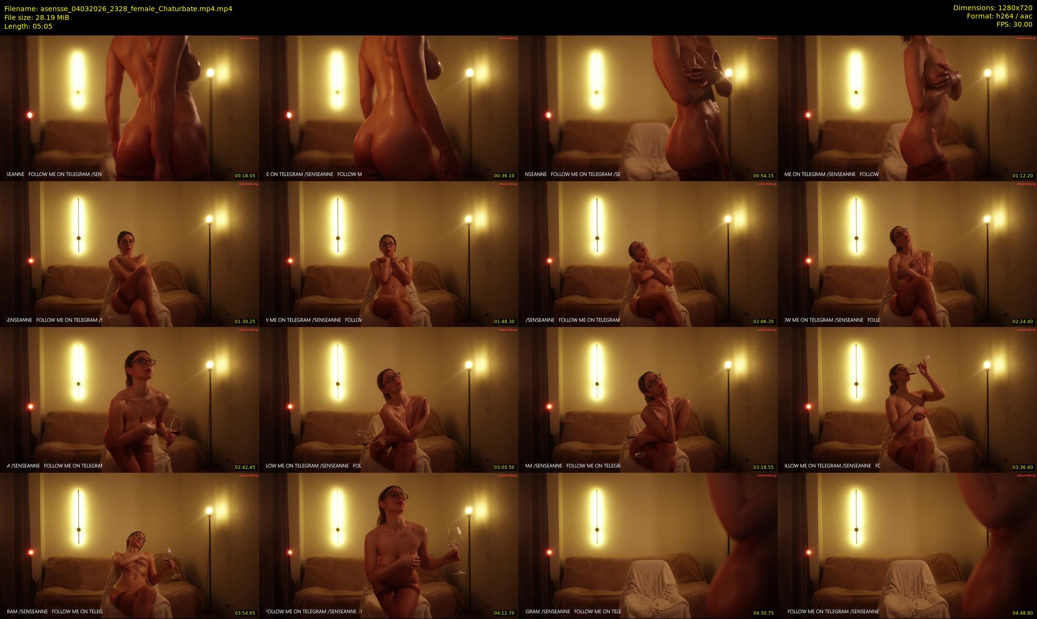 asensse — 6 minute Chaturbate female cam show recording, 720p, Mar 4, 2026