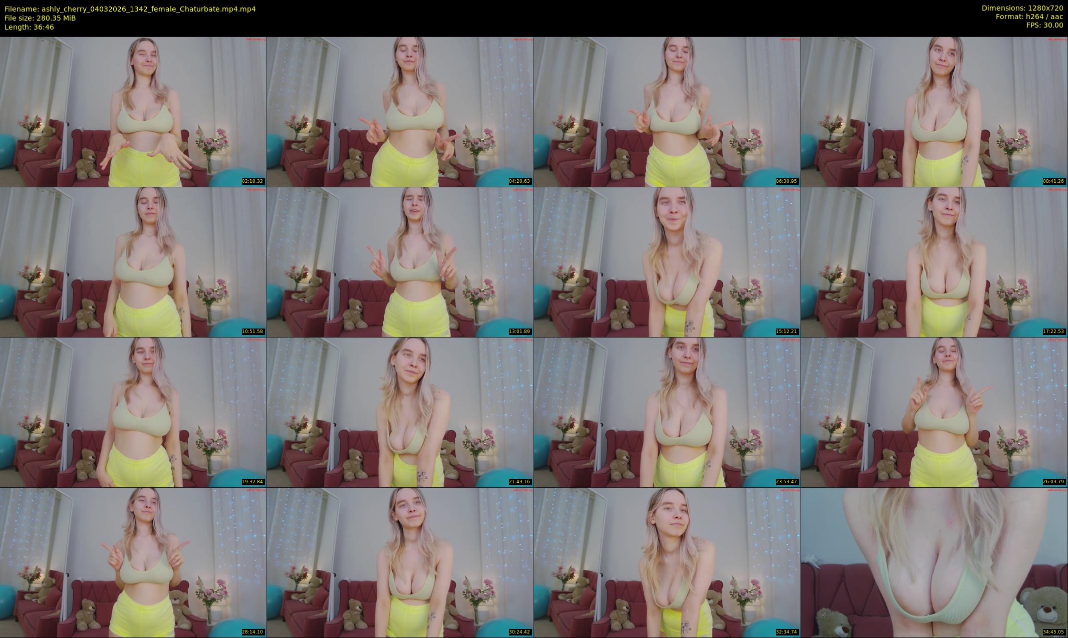 ashly_cherry — 37 minute Chaturbate female cam show recording, 720p, Mar 4, 2026