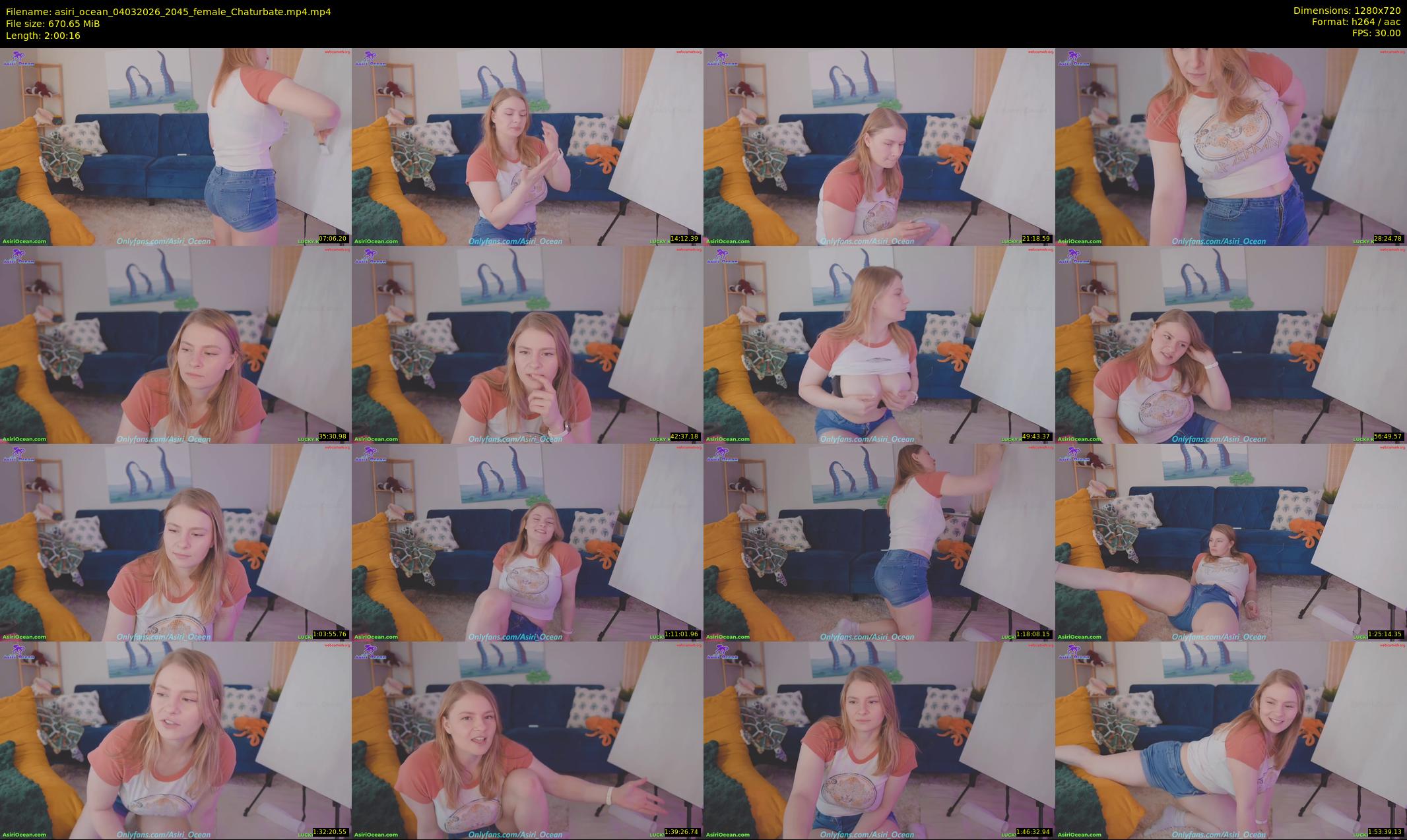 asiri_ocean — 121 minute Chaturbate female cam show recording, 720p, Mar 4, 2026