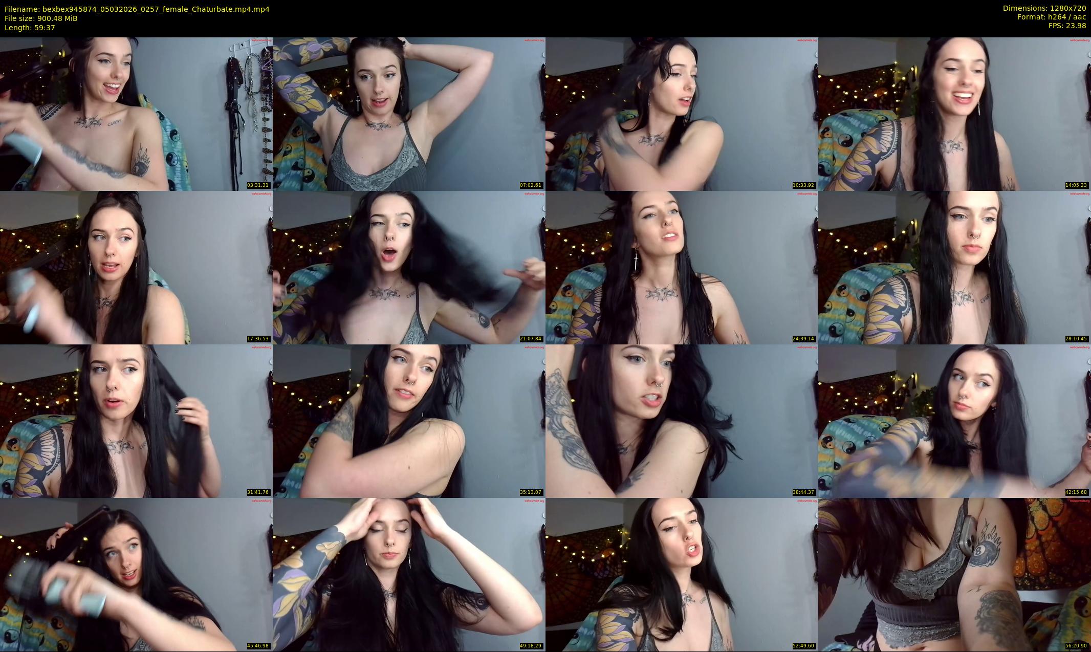 bexbex945874 — 60 minute Chaturbate female cam show recording, 720p, Mar 5, 2026