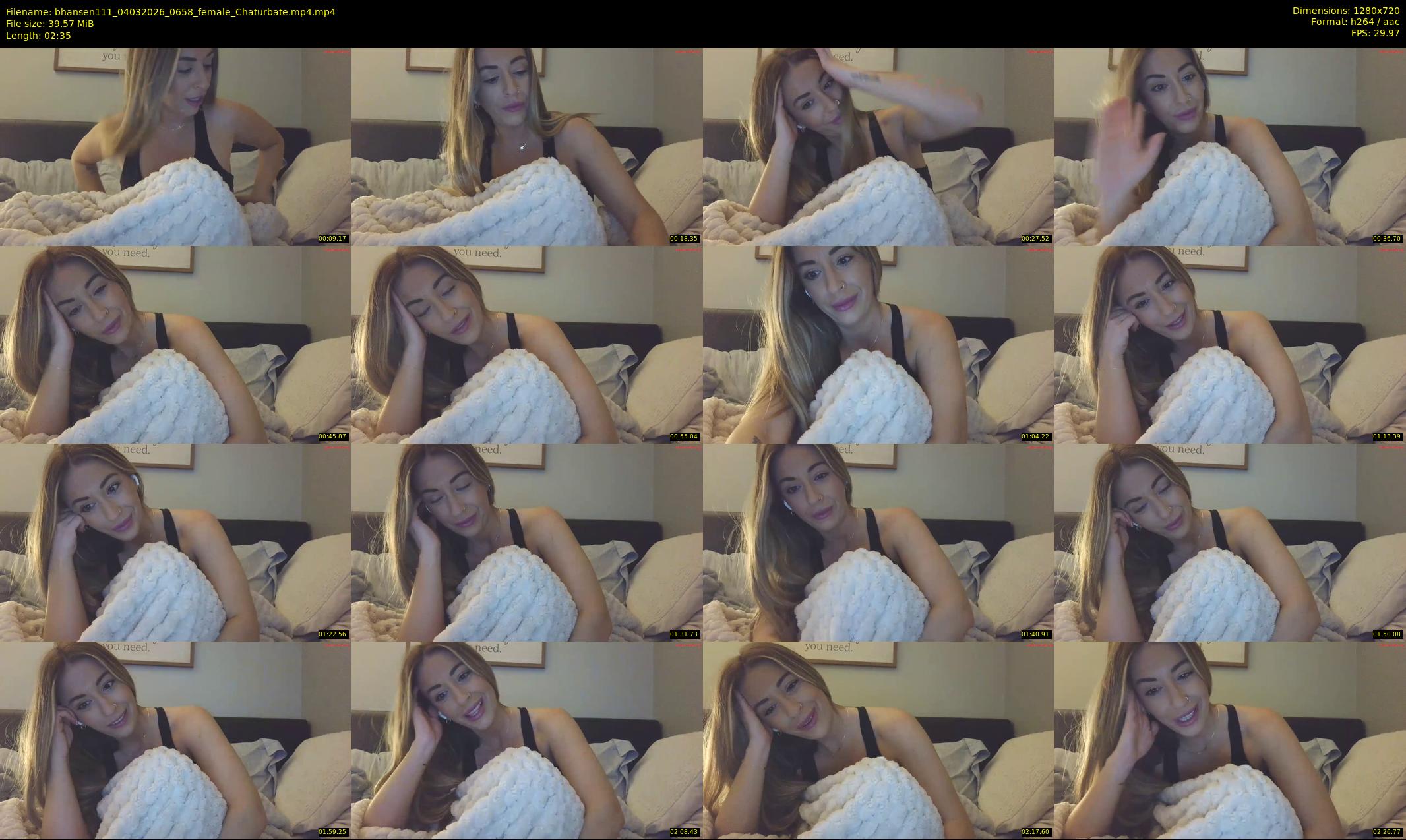 bhansen111 — 3 minute Chaturbate female cam show recording, 720p, Mar 4, 2026