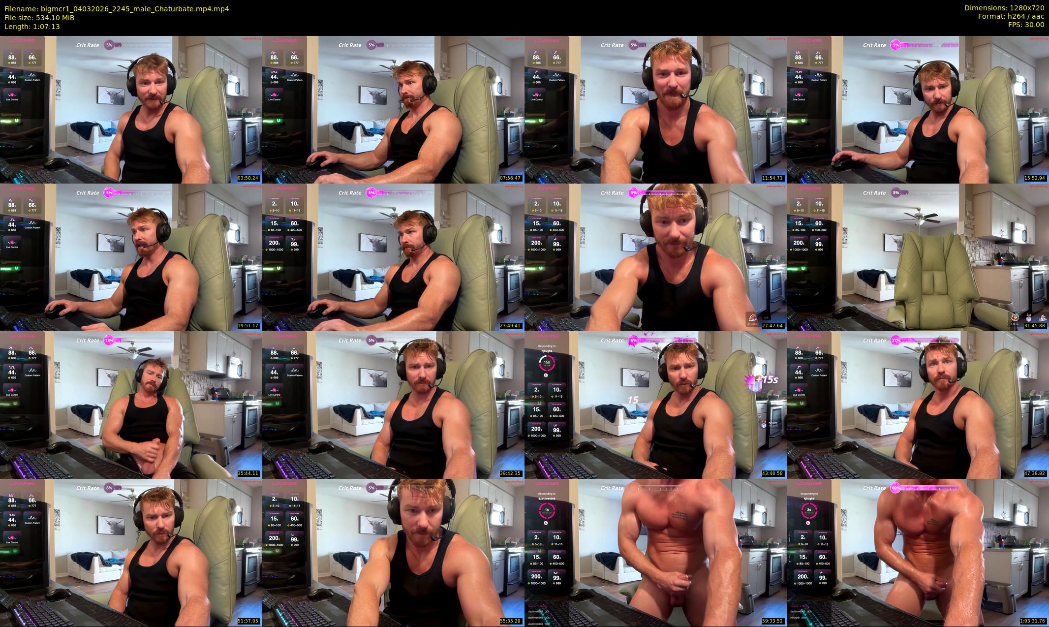 bigmcr1 — 68 minute Chaturbate male cam show recording, 720p, Mar 4, 2026