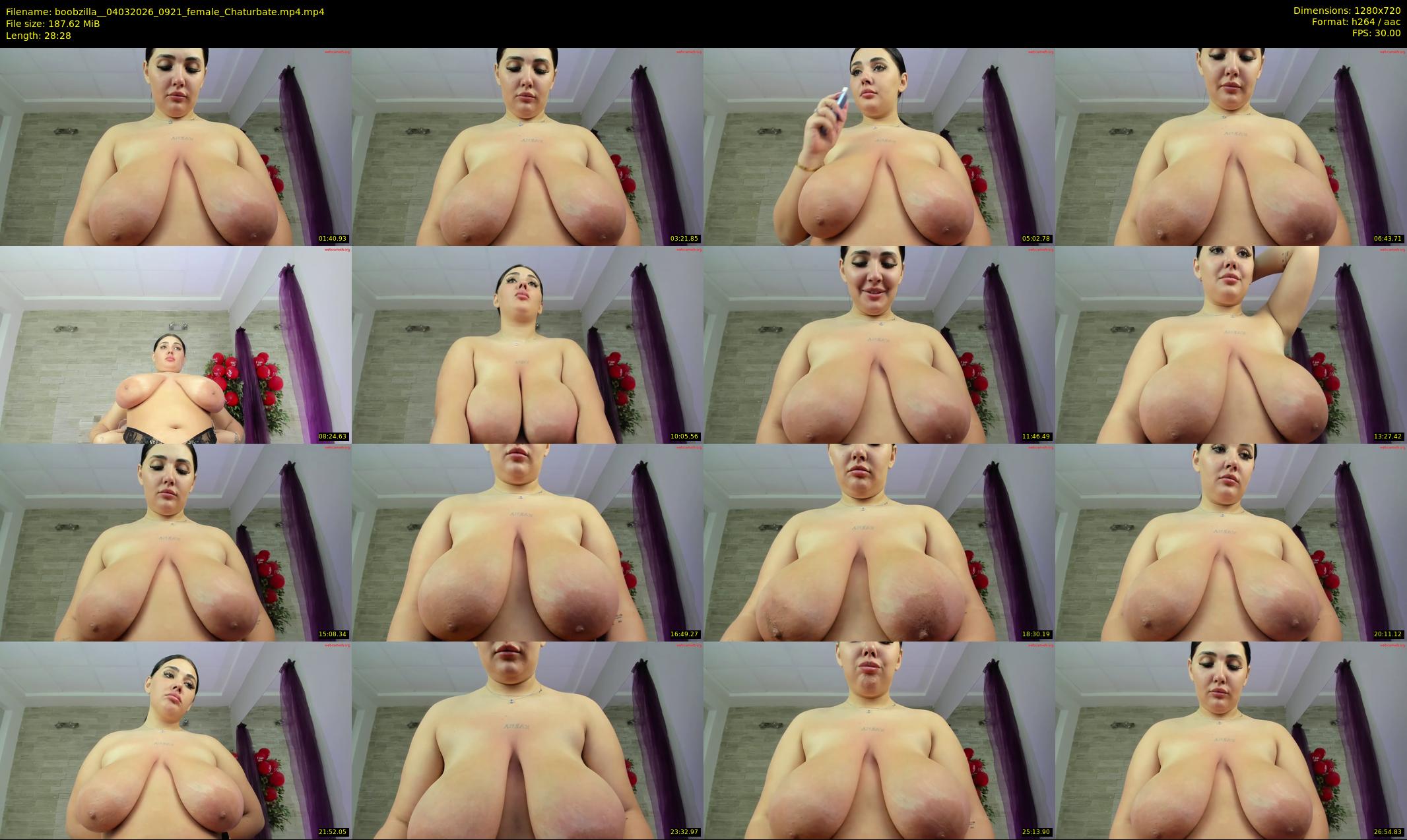 boobzilla_ — 29 minute Chaturbate female cam show recording, 720p, Mar 4, 2026