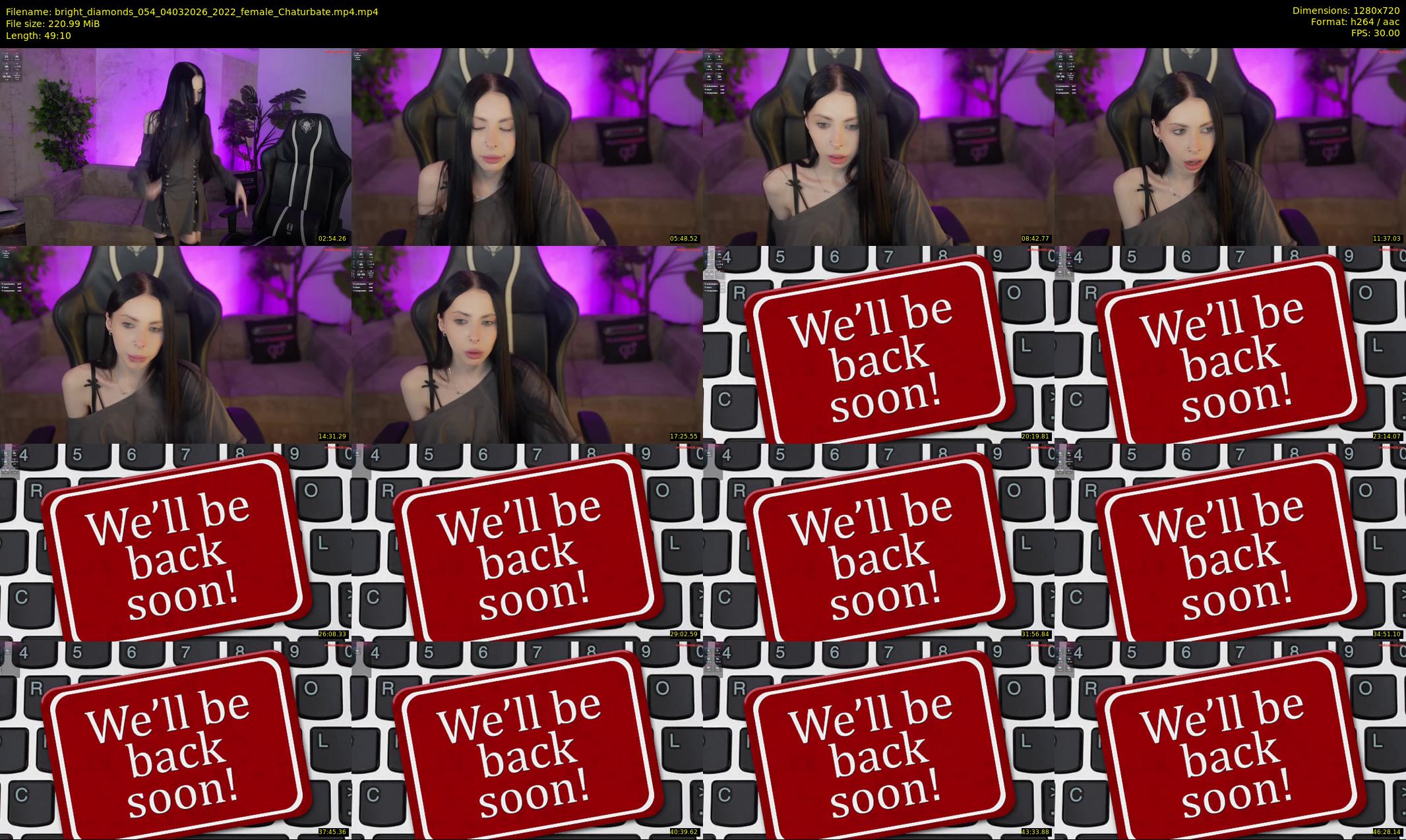 bright_diamonds_054 — 50 minute Chaturbate couple cam show recording, 720p, Mar 4, 2026